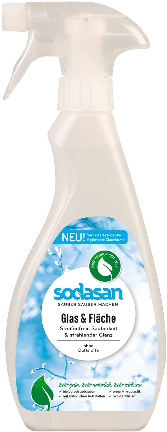sodasan Glas & Fläche Reiniger