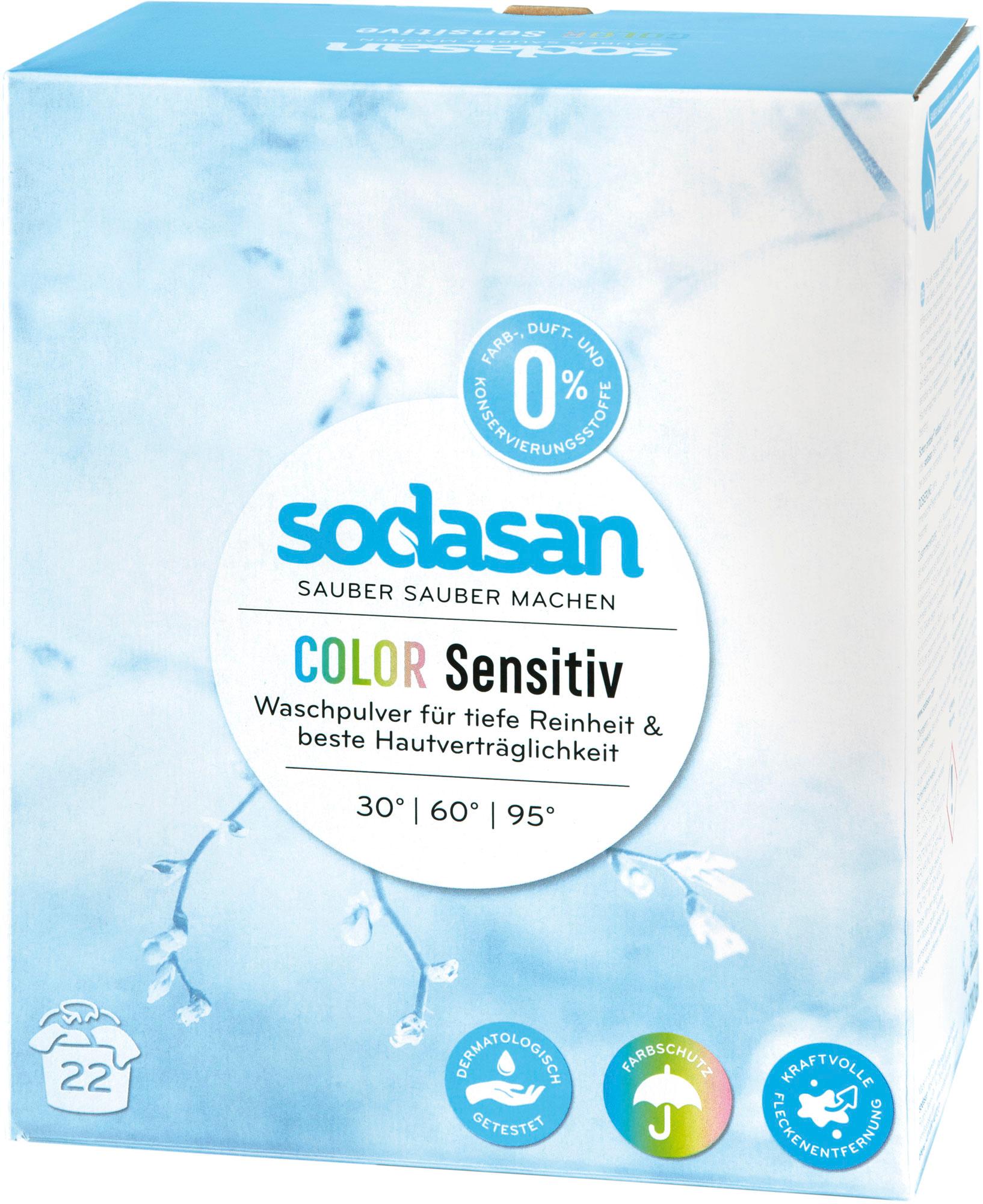 sodasan Color Waschpulver Sensitiv