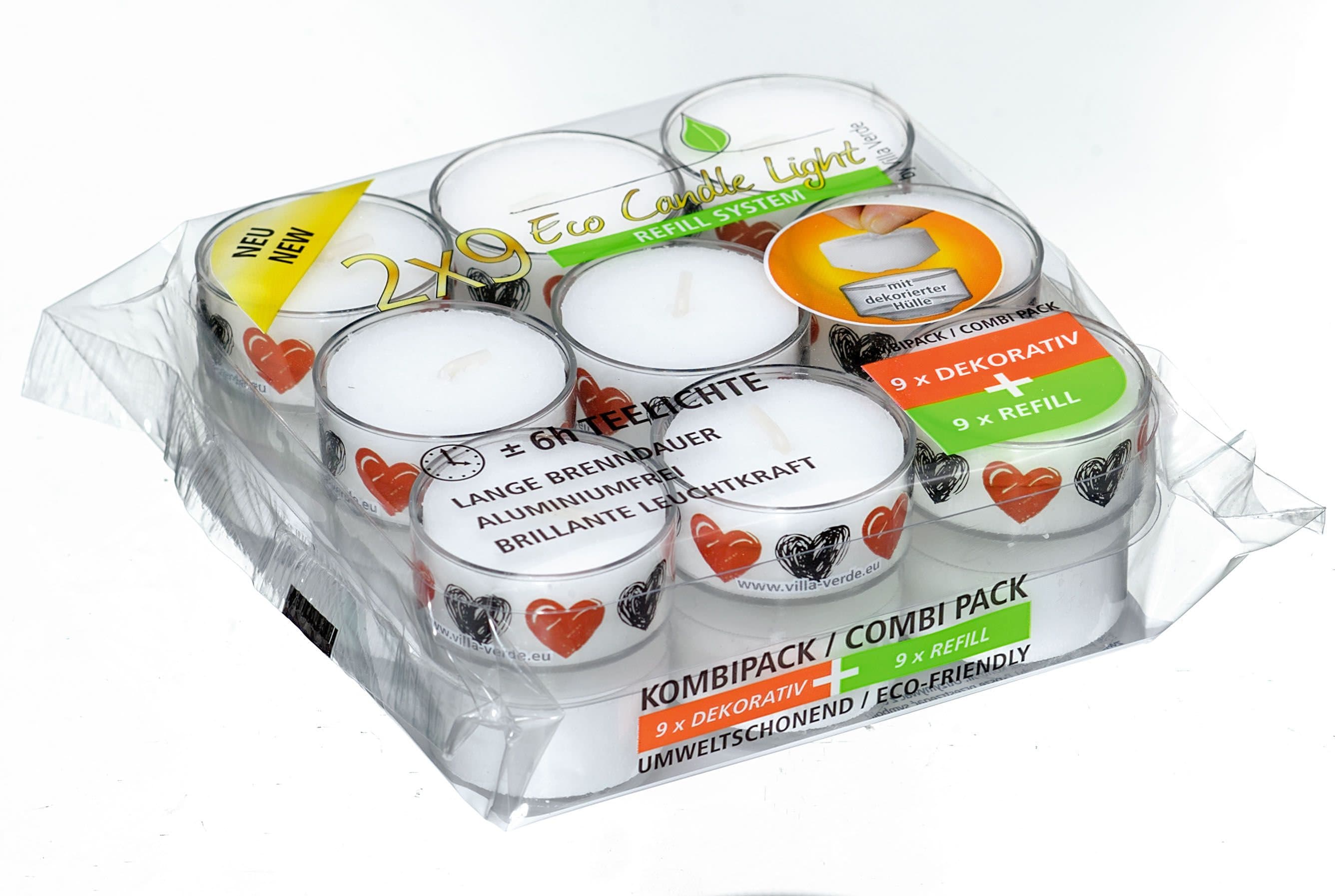 VILLA VERDE Teelichte Herzen