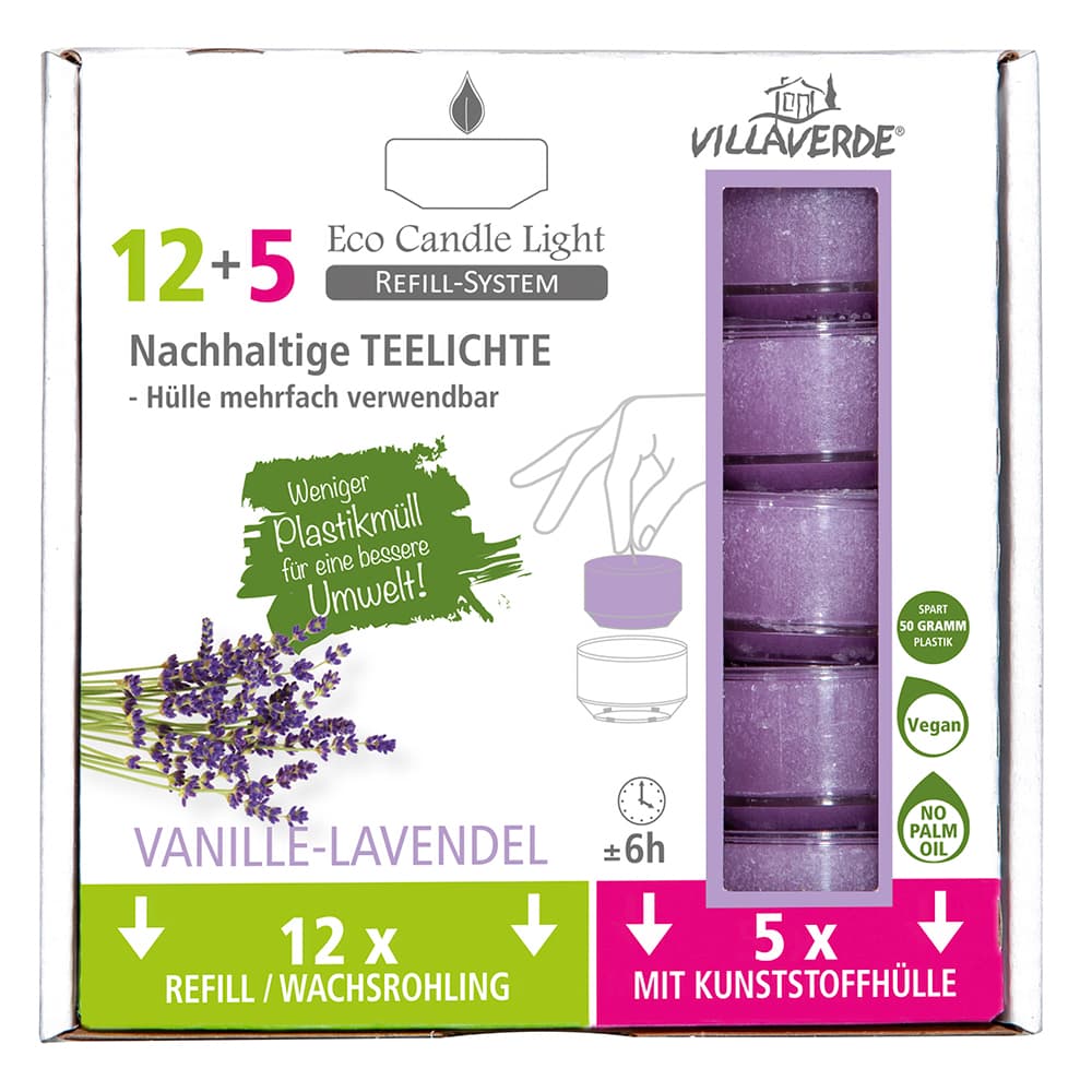 VILLA VERDE Duftteelichte