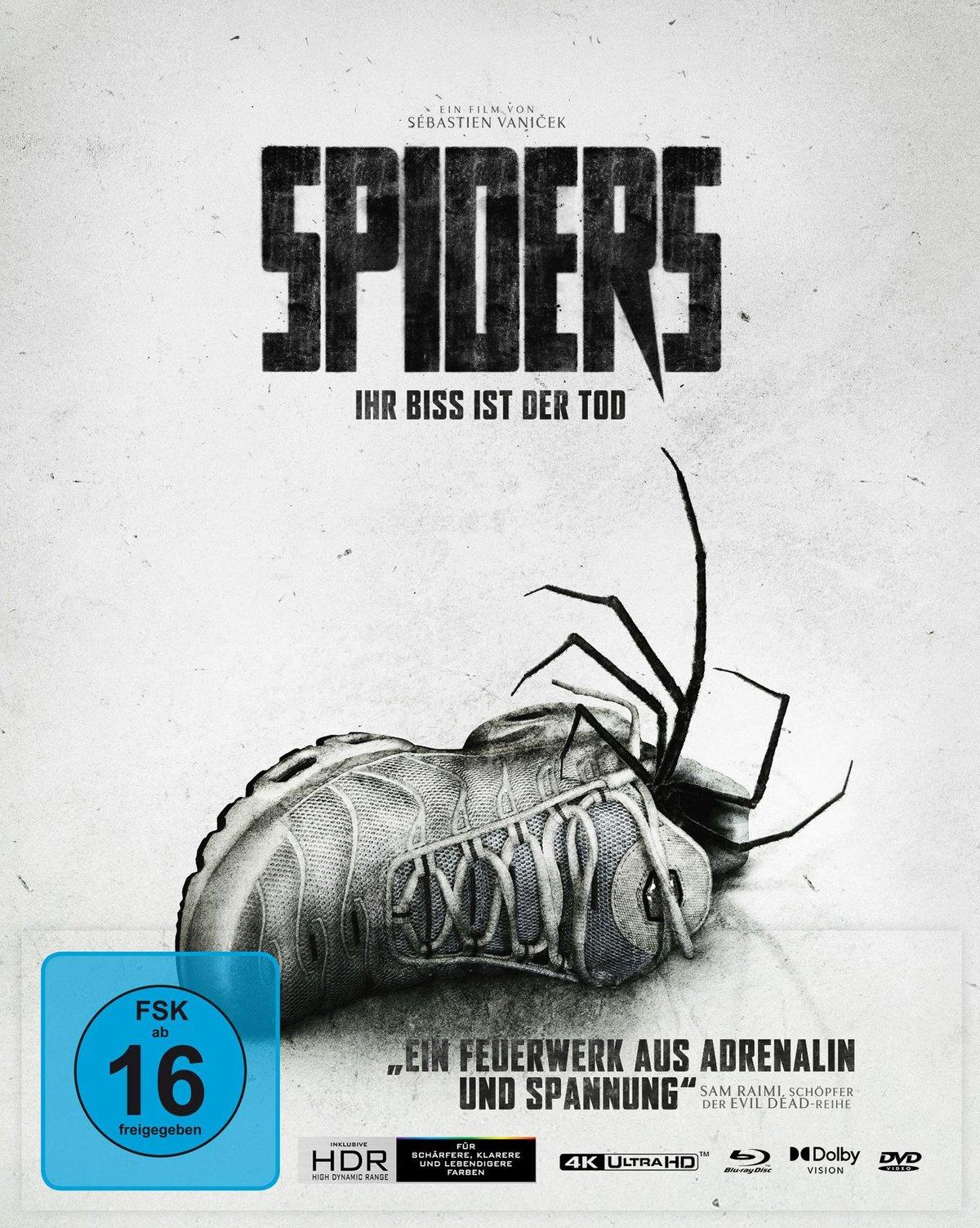 Spiders - Ihr Biss ist der Tod - Mediabook  ( 4K Ultra HD+Blu-ray)