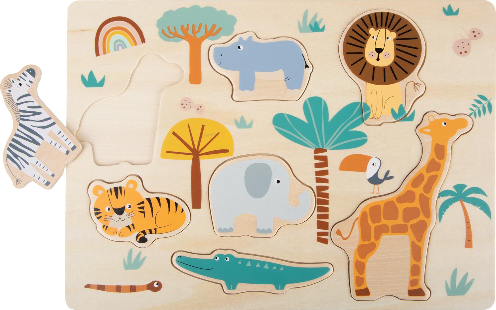 Produktbild small foot Setzpuzzle"Safari"11701 2 von 4
