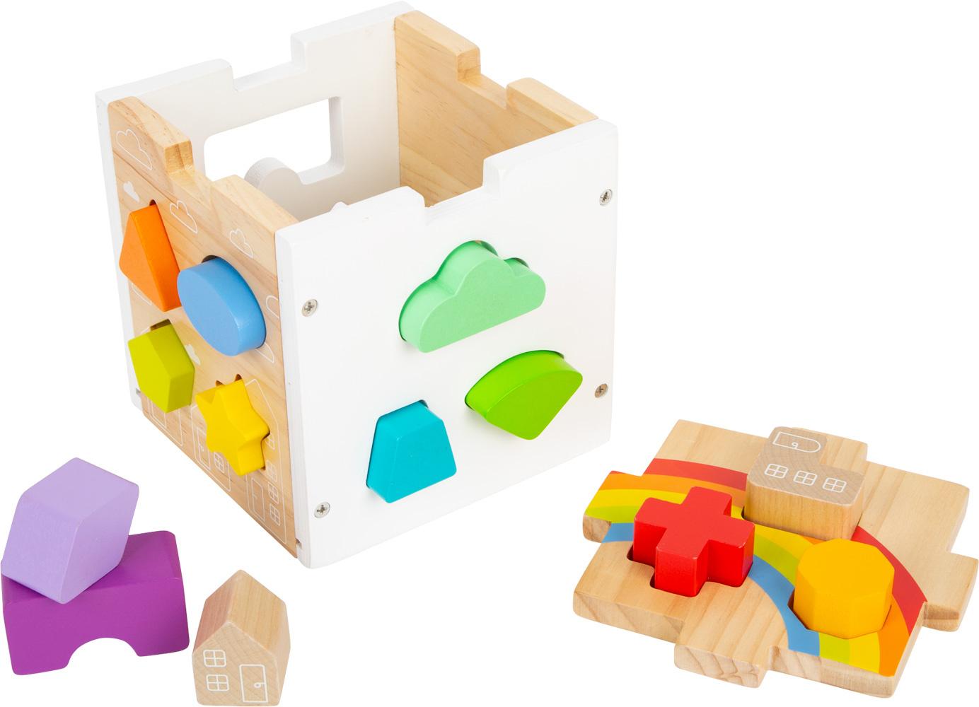 Produktbild small foot Steckwürfel Regenbogen 11777 2 von 7