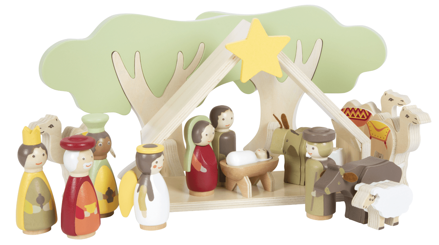 small foot Spielset Weihnachtskrippe aus Holz