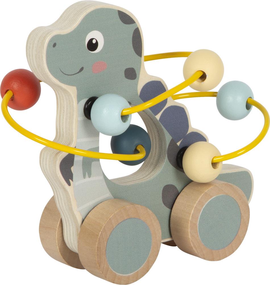 small foot Schiebetier mit Motorikschleife „Dino“