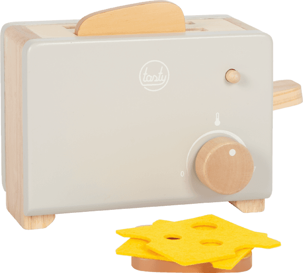 small foot Toaster-Set grau „tasty“