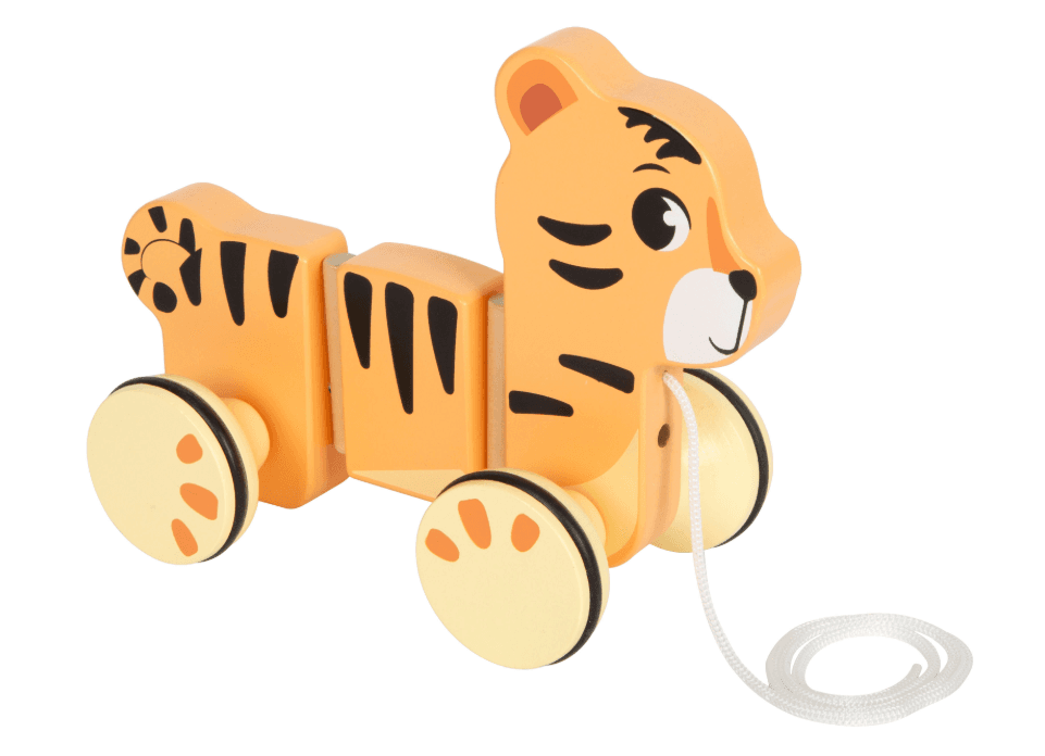 small foot Nachziehtier Tiger „Safari“