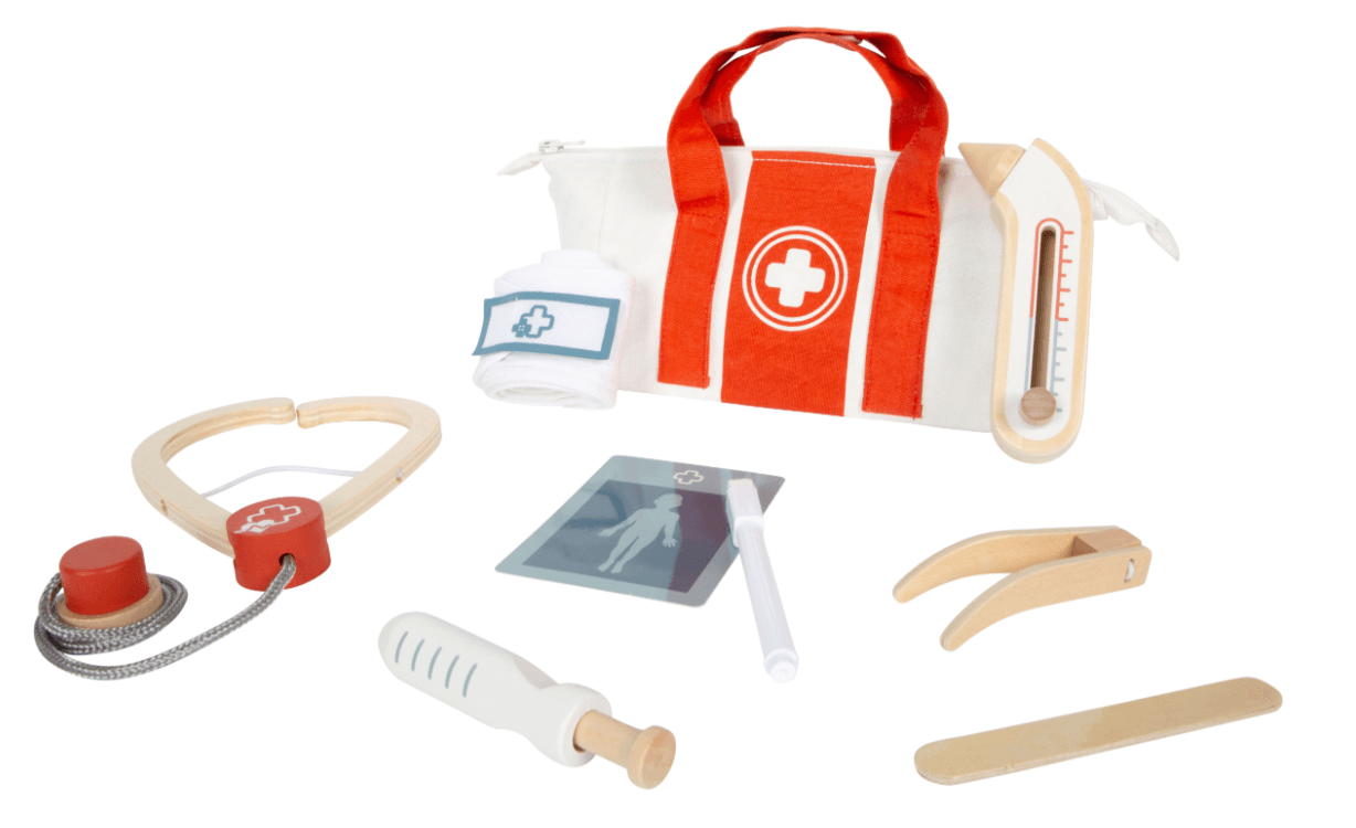 small foot Arzttasche Spielset rot