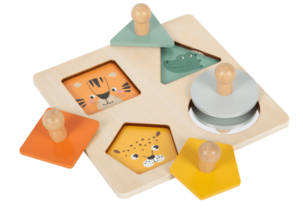 small foot Montessori Setzpuzzle Formen und Motive