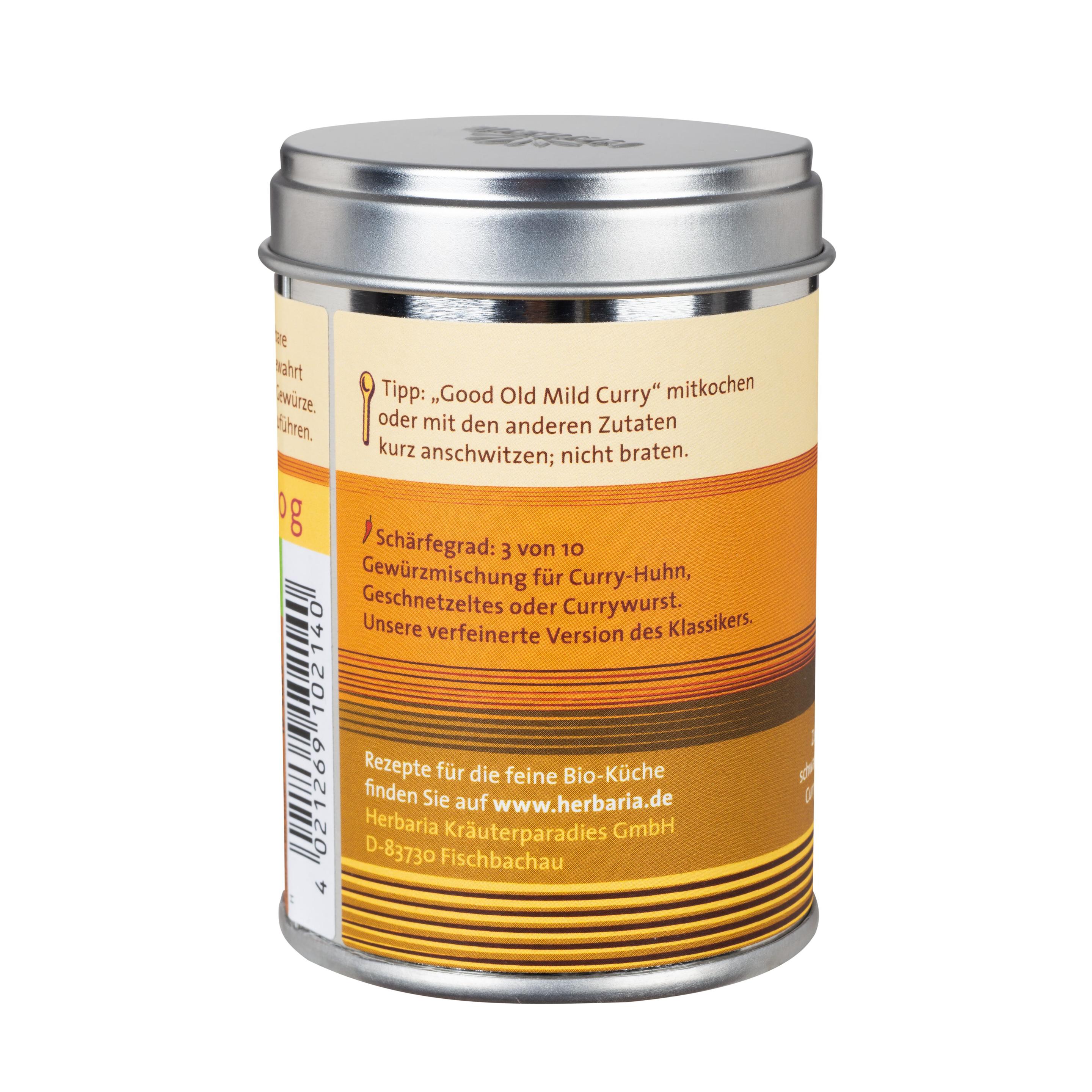 Produktbild Herbaria Good Old Mild Curry bio M-Dose 3 von 8