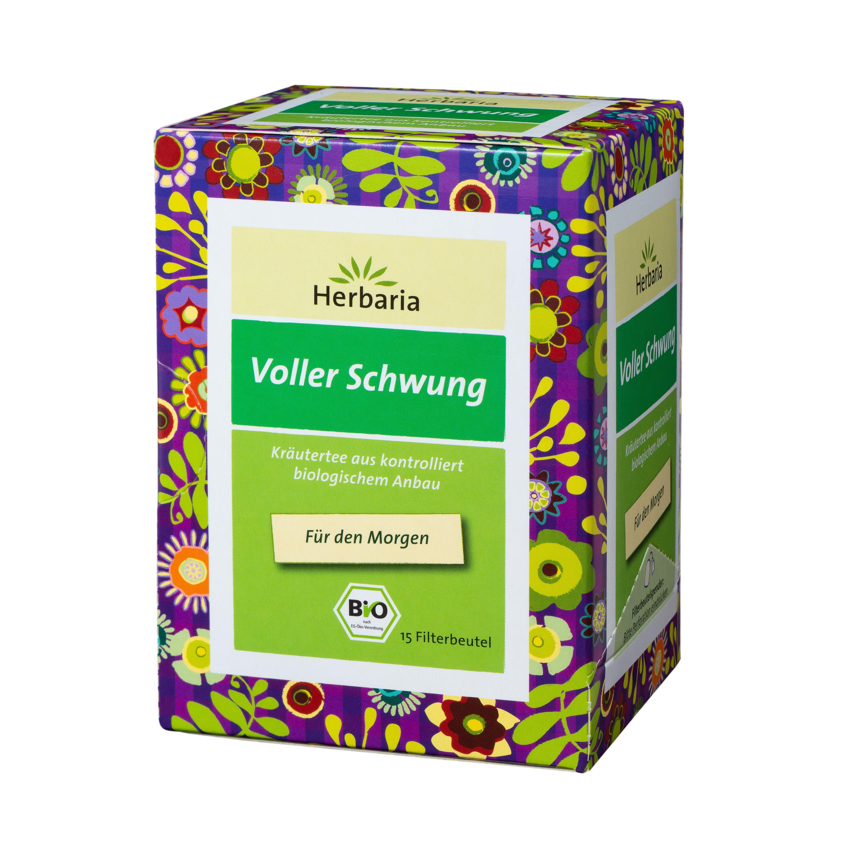 Produktbild Herbaria Voller Schwung Tee bio 15 FB 2 von 2