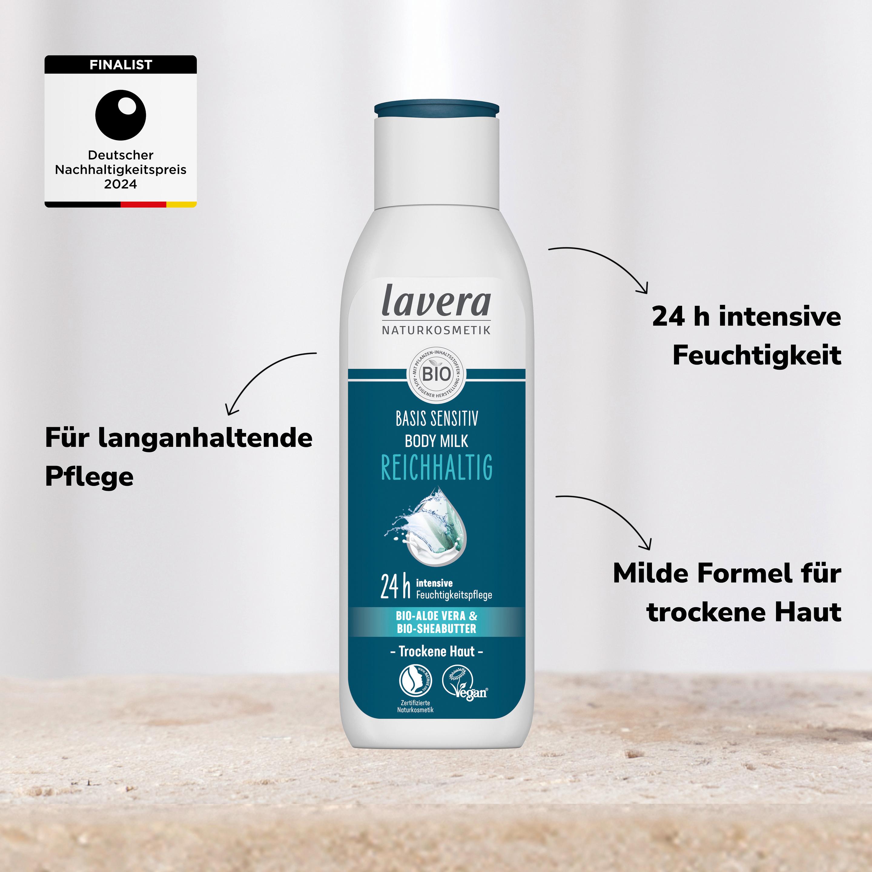 Produktbild lavera BASIS SENSITIV Body Milk Reichhaltig 7 von 9