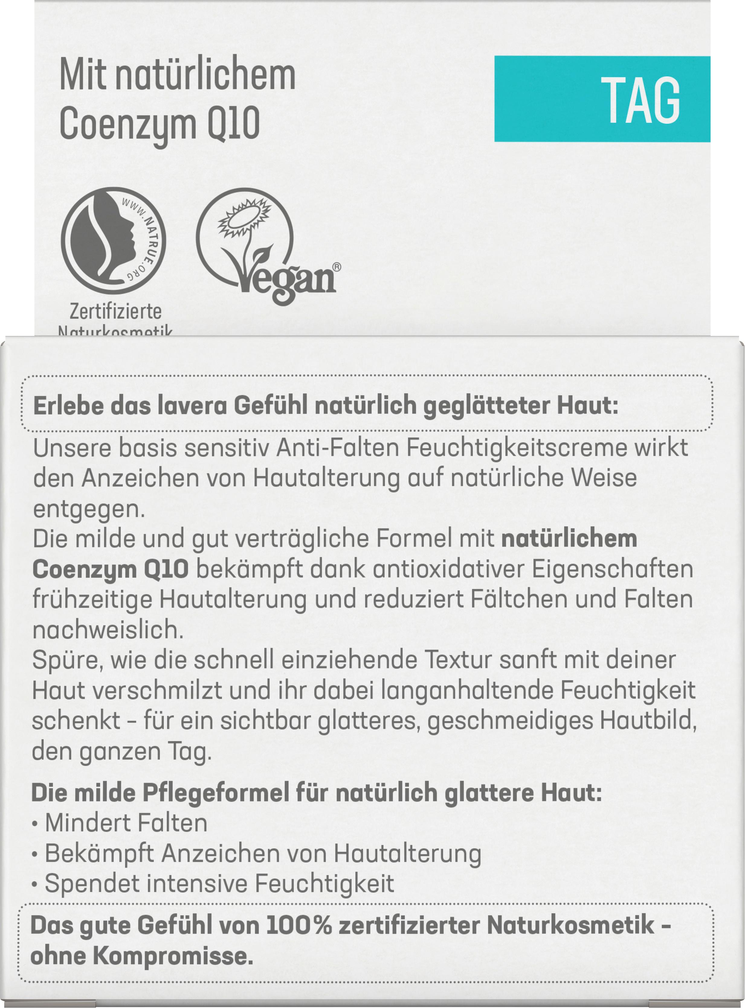 Produktbild lavera BASIS SENSITIV Anti-Falten Feuchtigkeitscreme Q10 2 von 6
