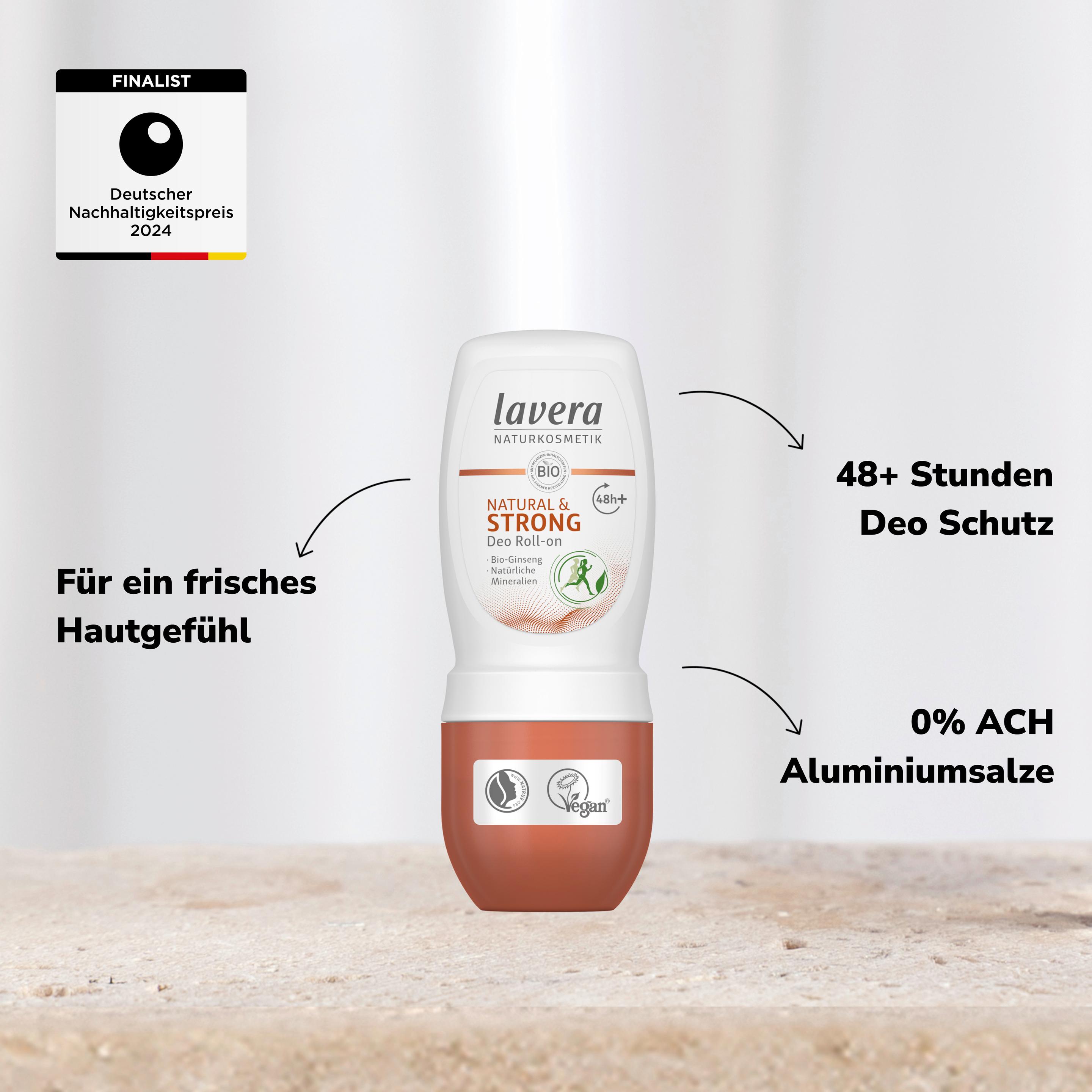 Produktbild lavera Deo Roll-on NATURAL&STRONG 7 von 7