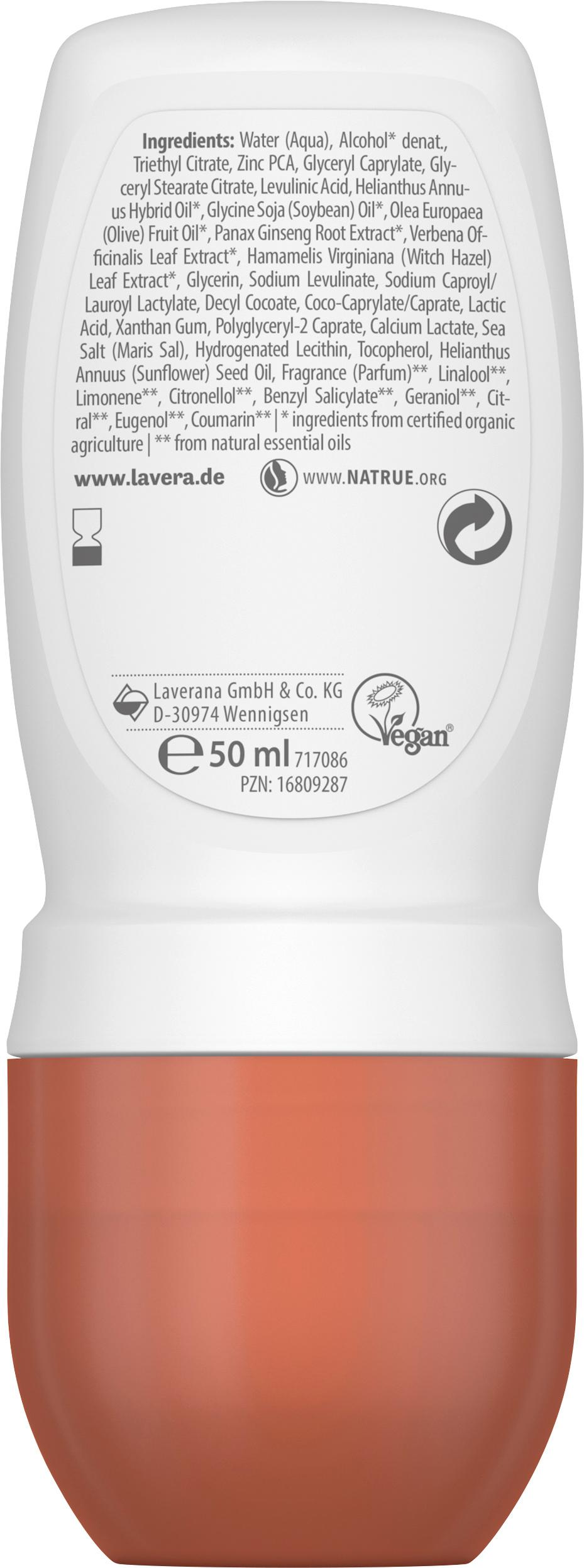 Produktbild lavera Deo Roll-on NATURAL&STRONG 2 von 7