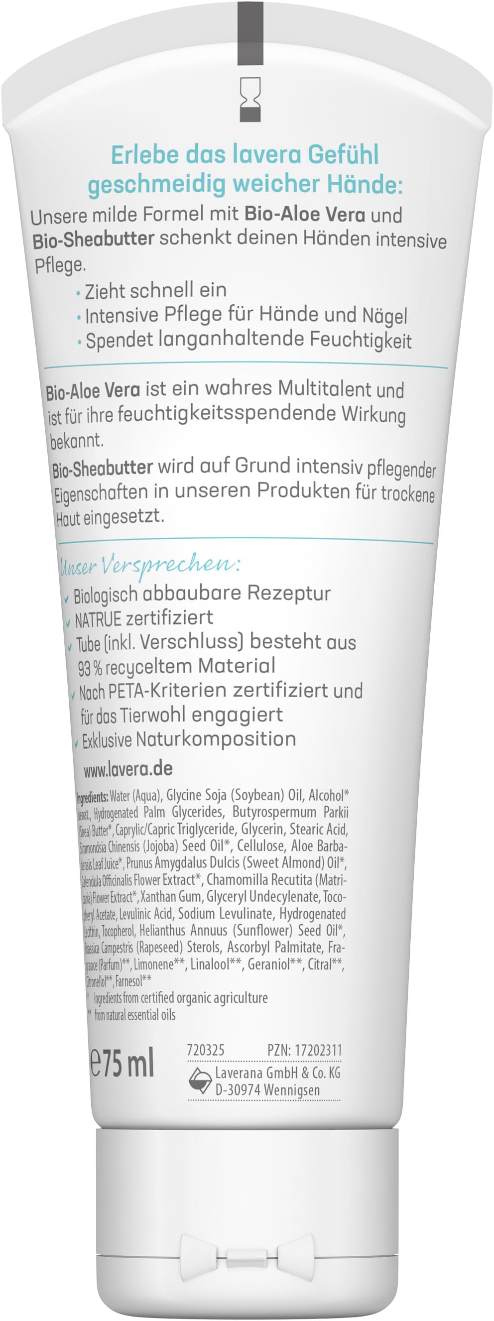 Produktbild lavera BASIS SENSITIVE Handcreme 2 von 8