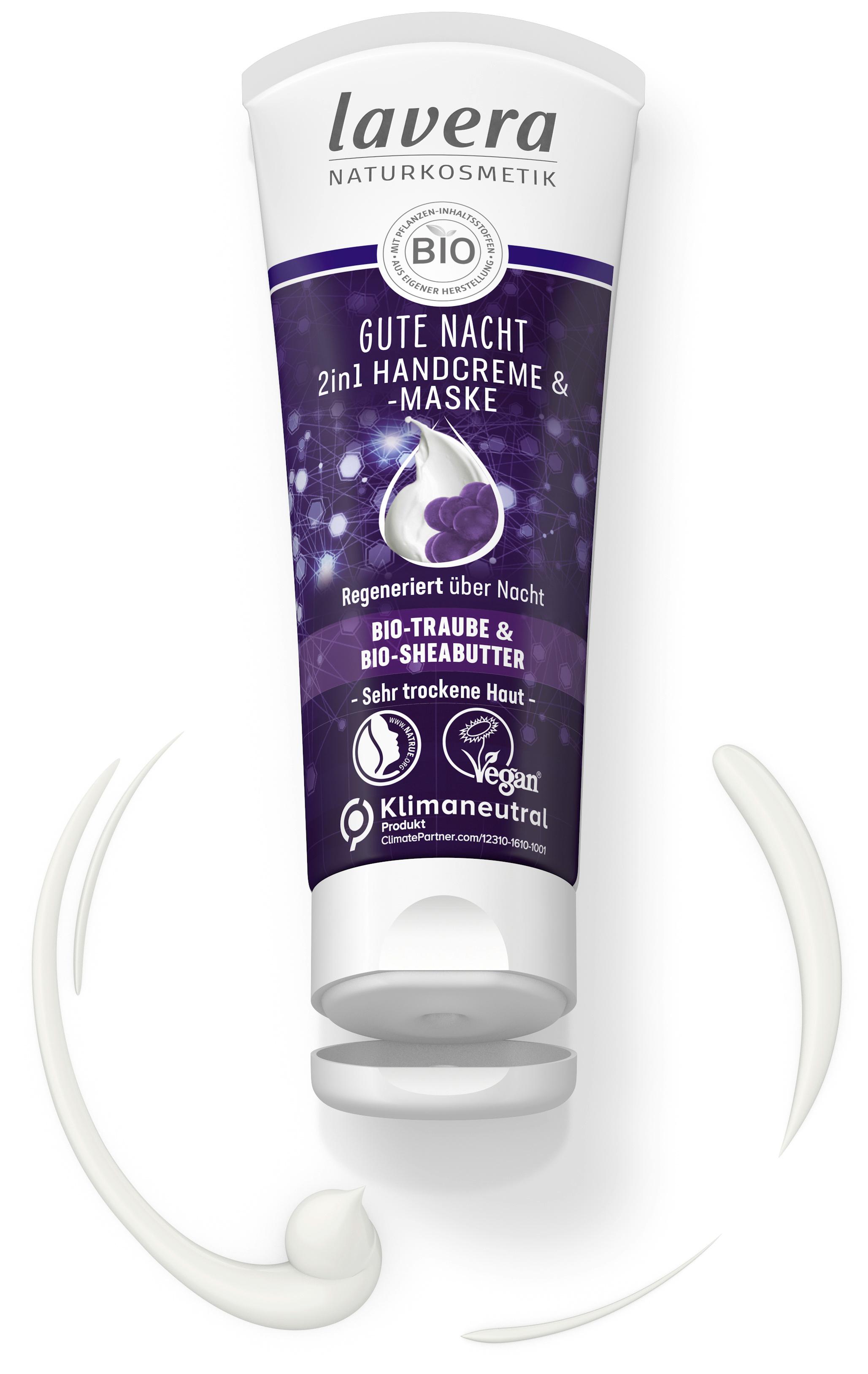 Produktbild lavera Gute Nacht 2in1 Handcreme&-maske 3 von 3