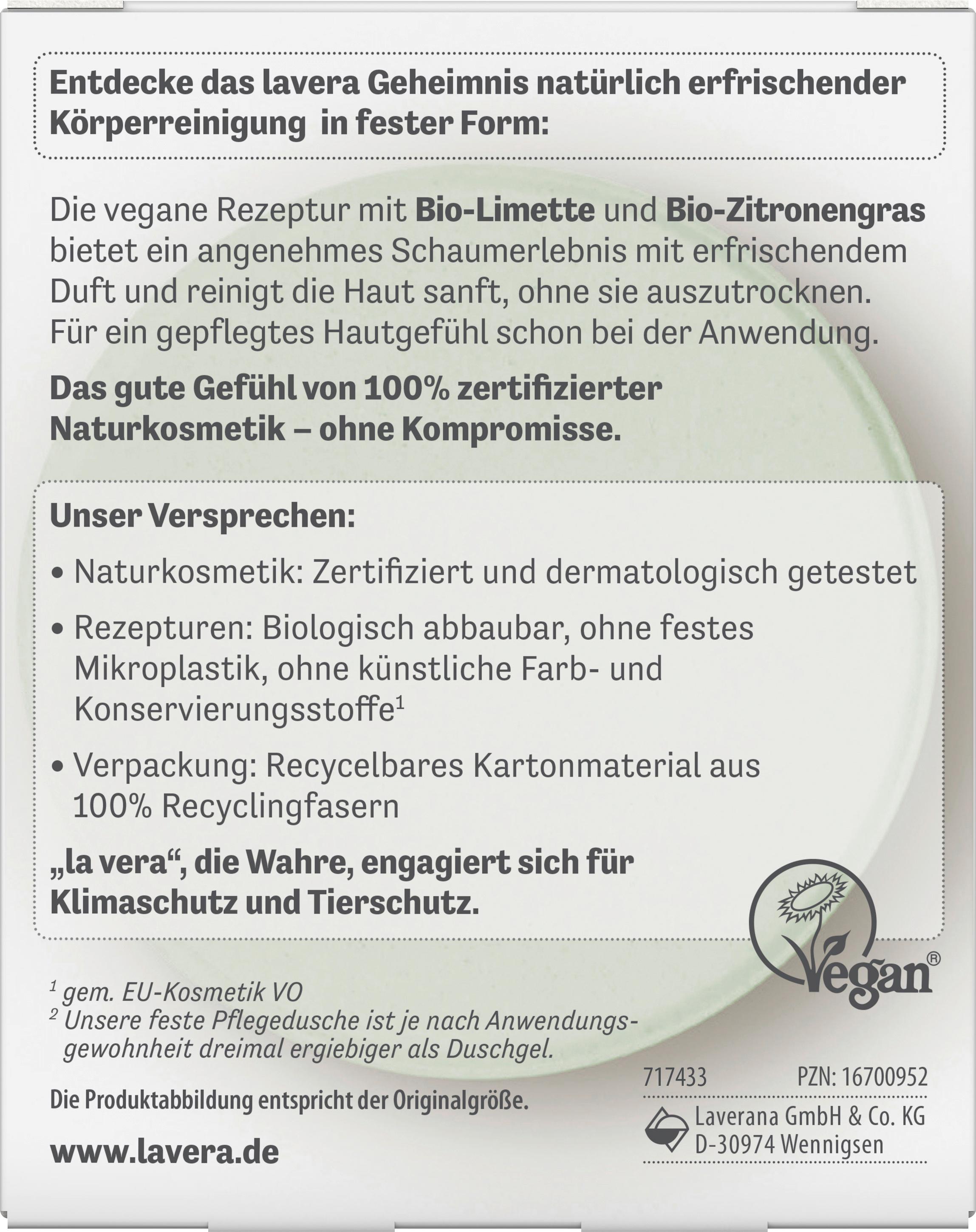 Produktbild lavera Feste Pflegedusche Happy Freshness 2 von 5