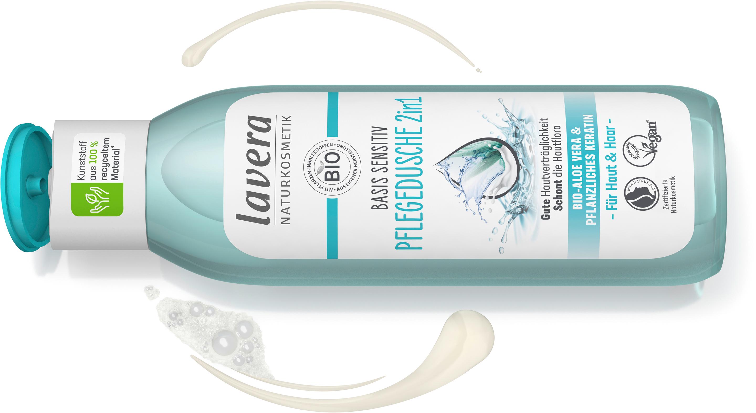 Produktbild lavera BASIS SENSITIV Pflegedusche 2in1 5 von 11