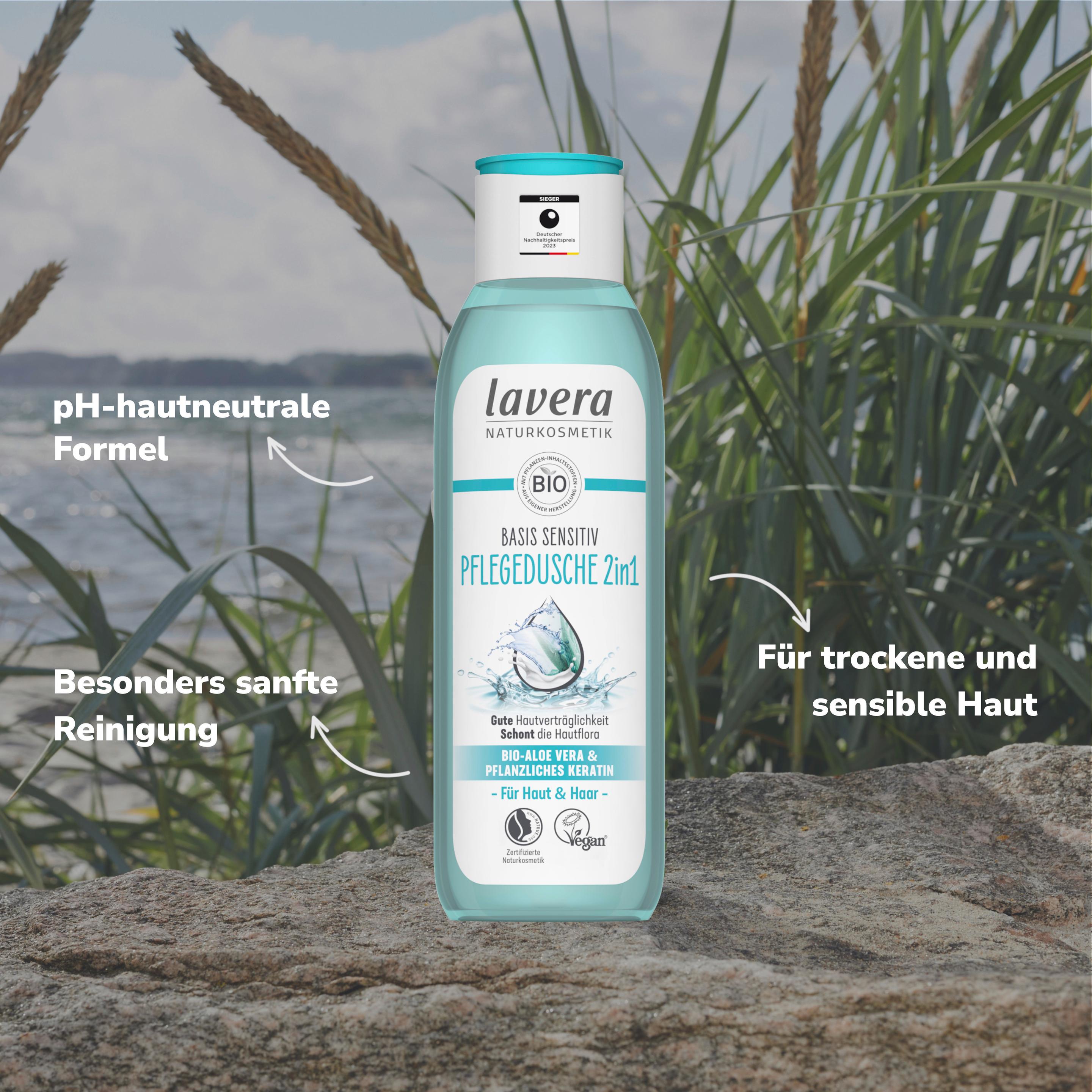 Produktbild lavera BASIS SENSITIV Pflegedusche 2in1 7 von 11