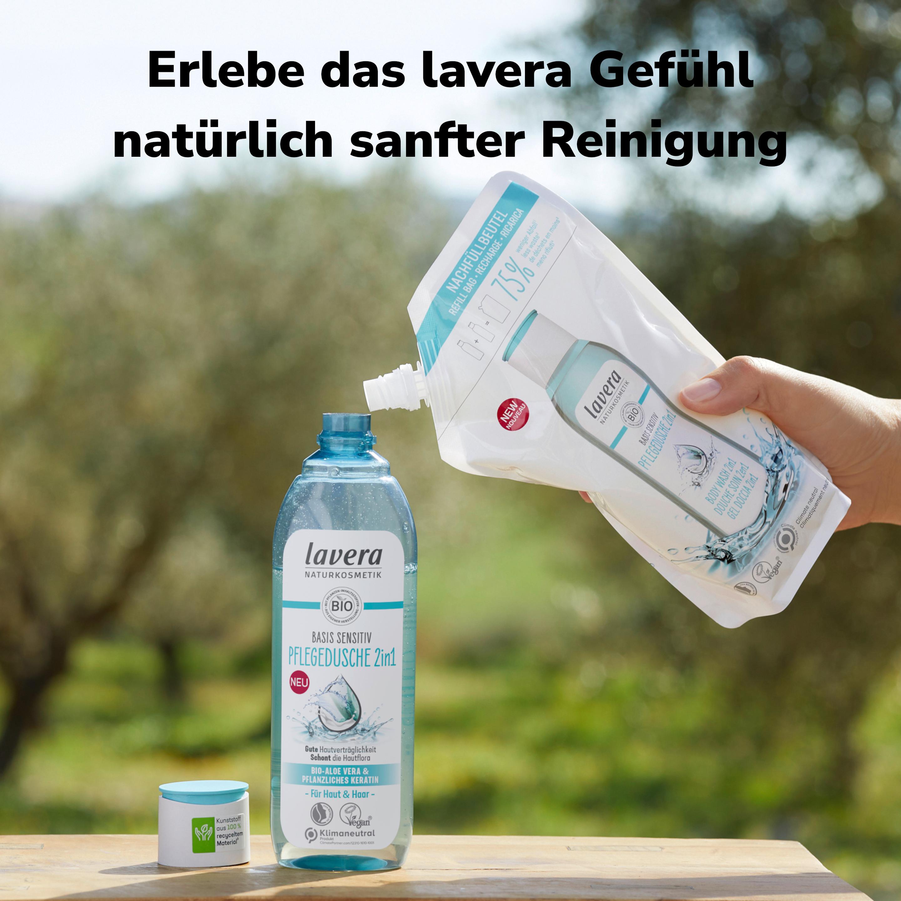 Produktbild lavera BASIS SENSITIV Pflegedusche 2in1 6 von 11