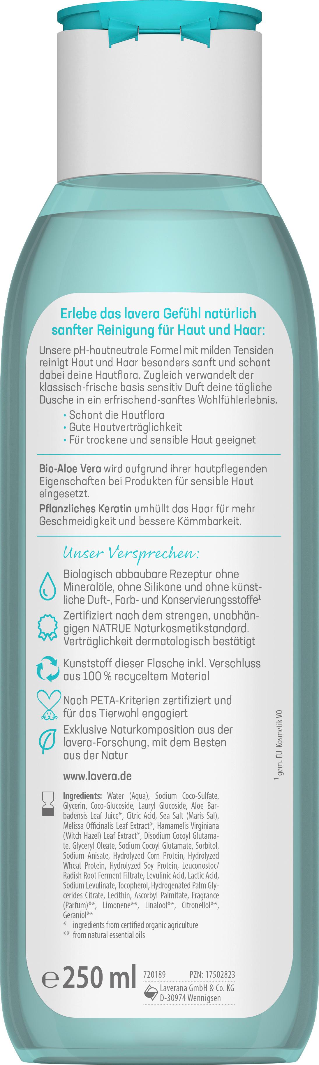Produktbild lavera BASIS SENSITIV Pflegedusche 2in1 2 von 11