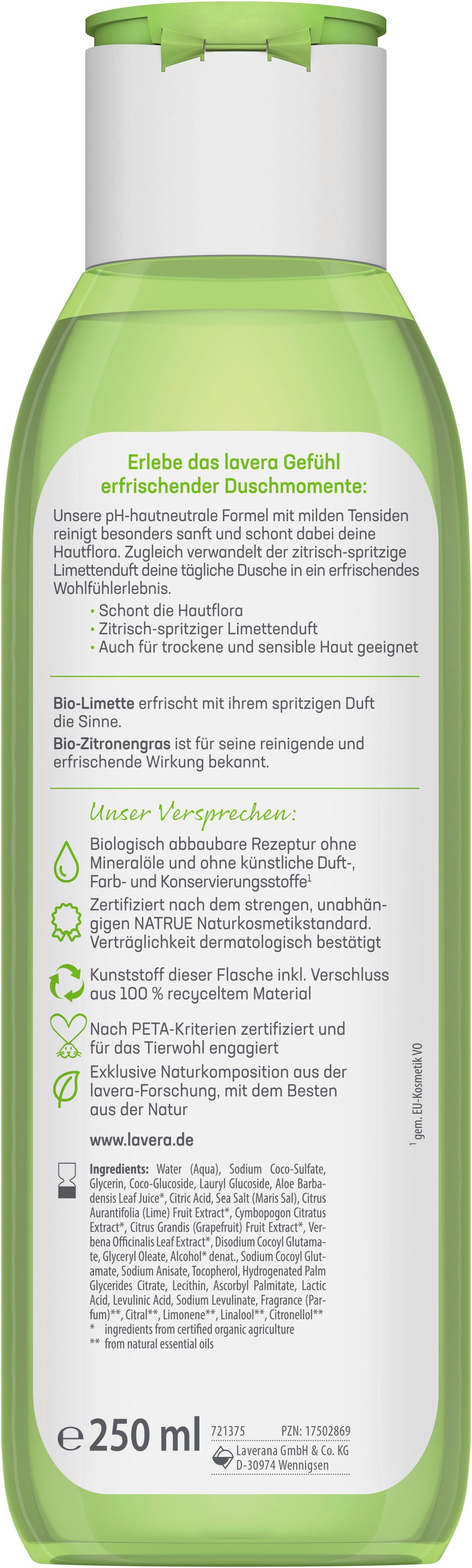 Produktbild lavera ERFRISCHEND Pflegedusche 2 von 10