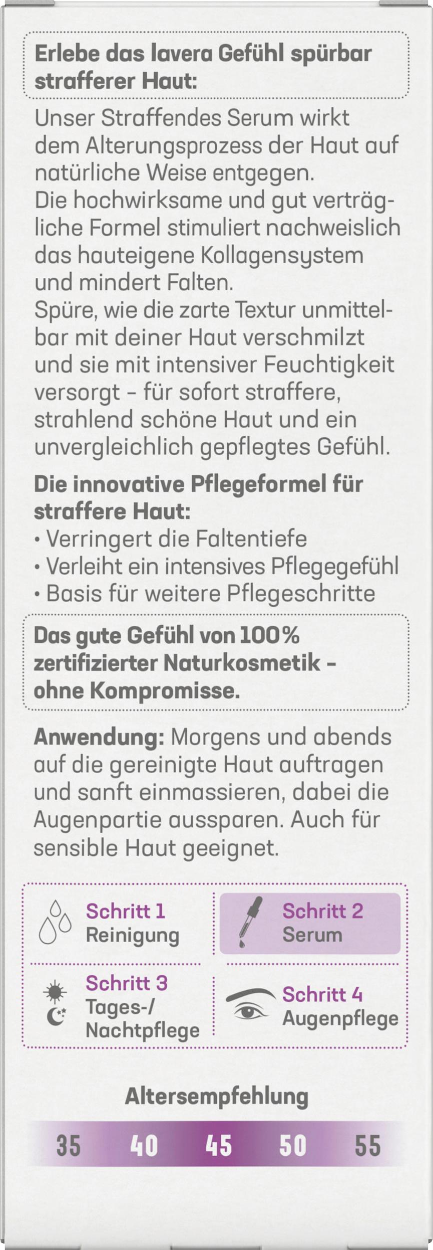 Produktbild lavera Straffendes Serum 3 von 5