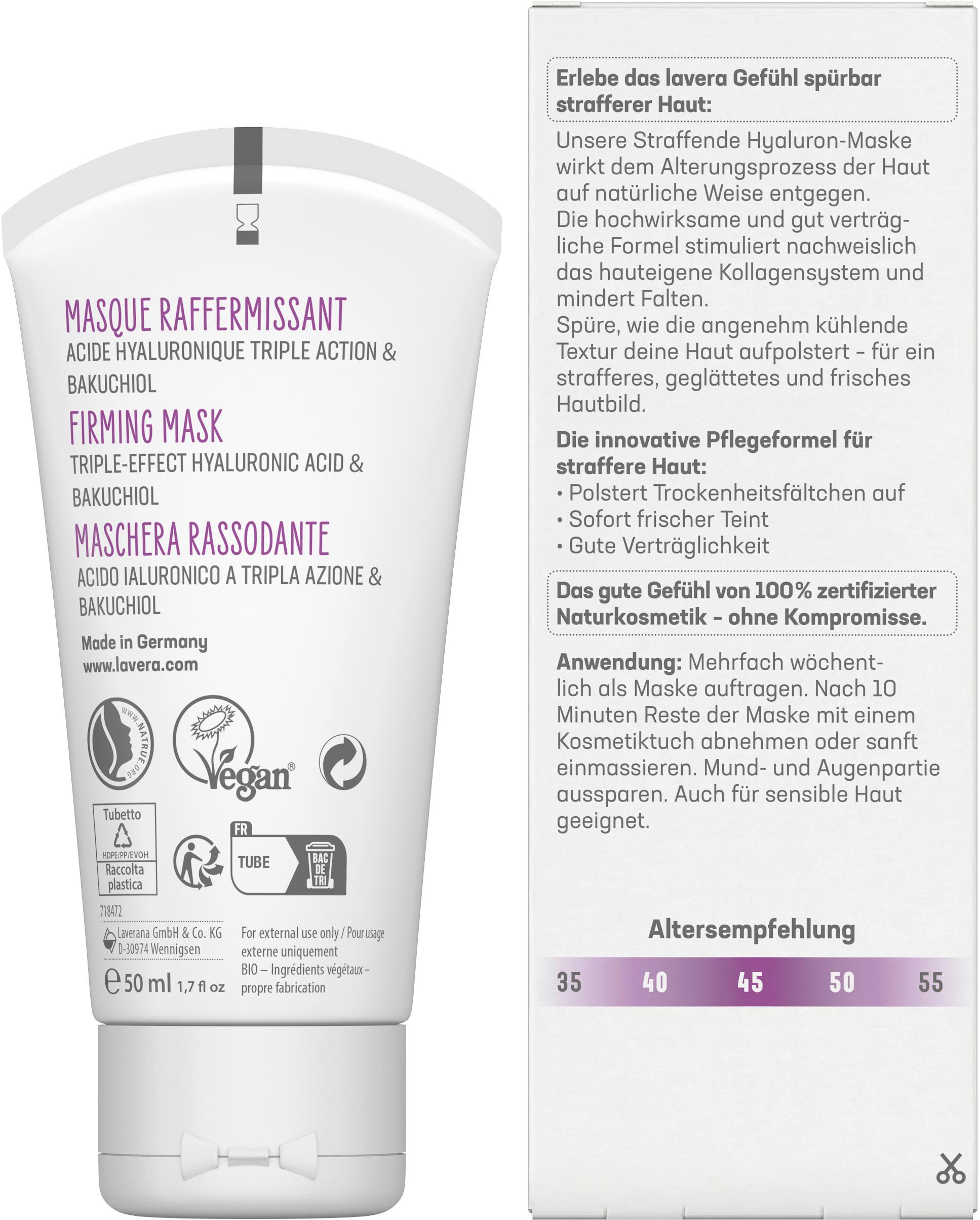 Produktbild lavera Straffende Hyaluron-Maske 2 von 4