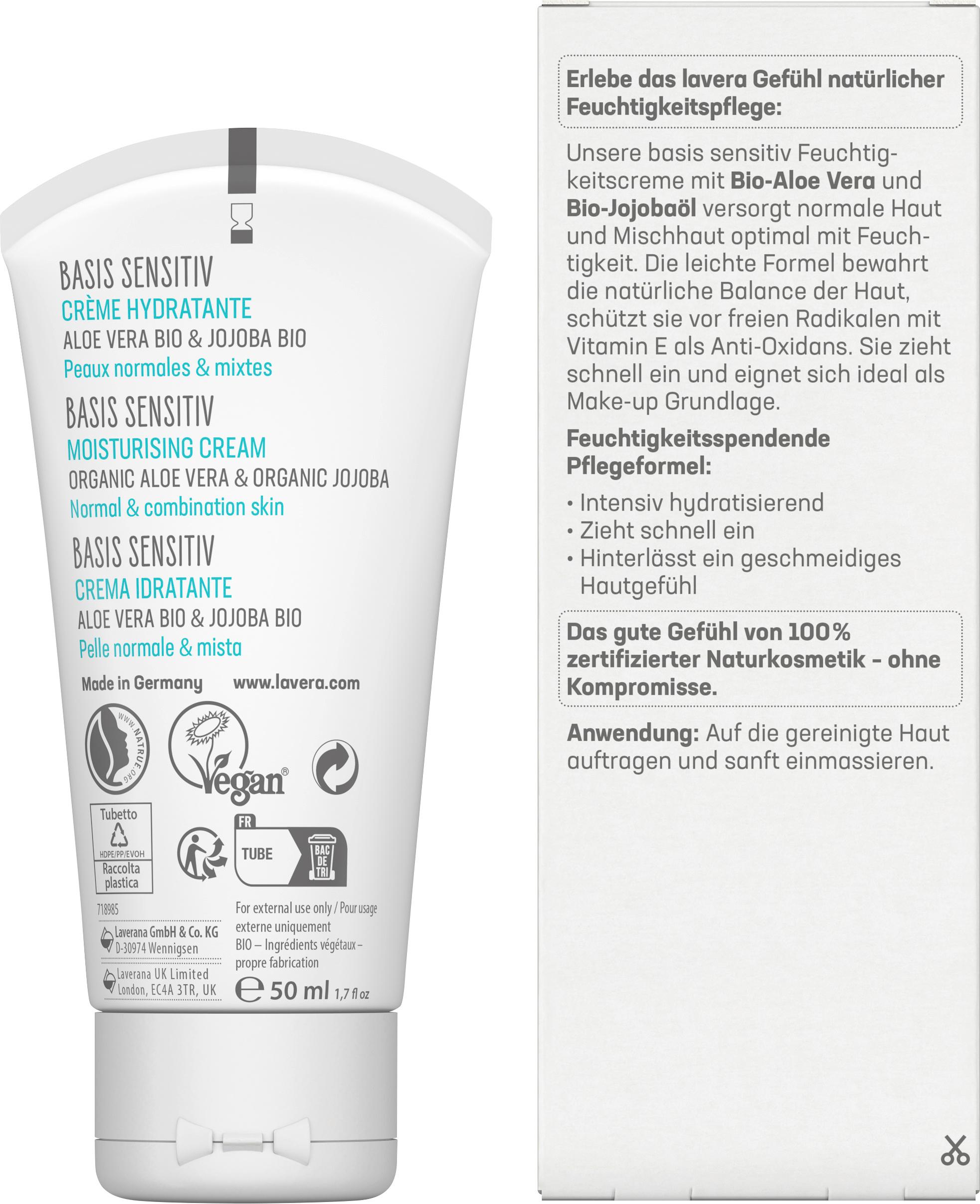 Produktbild lavera BASIS SENSITIV Feuchtigkeitscreme 4 von 8