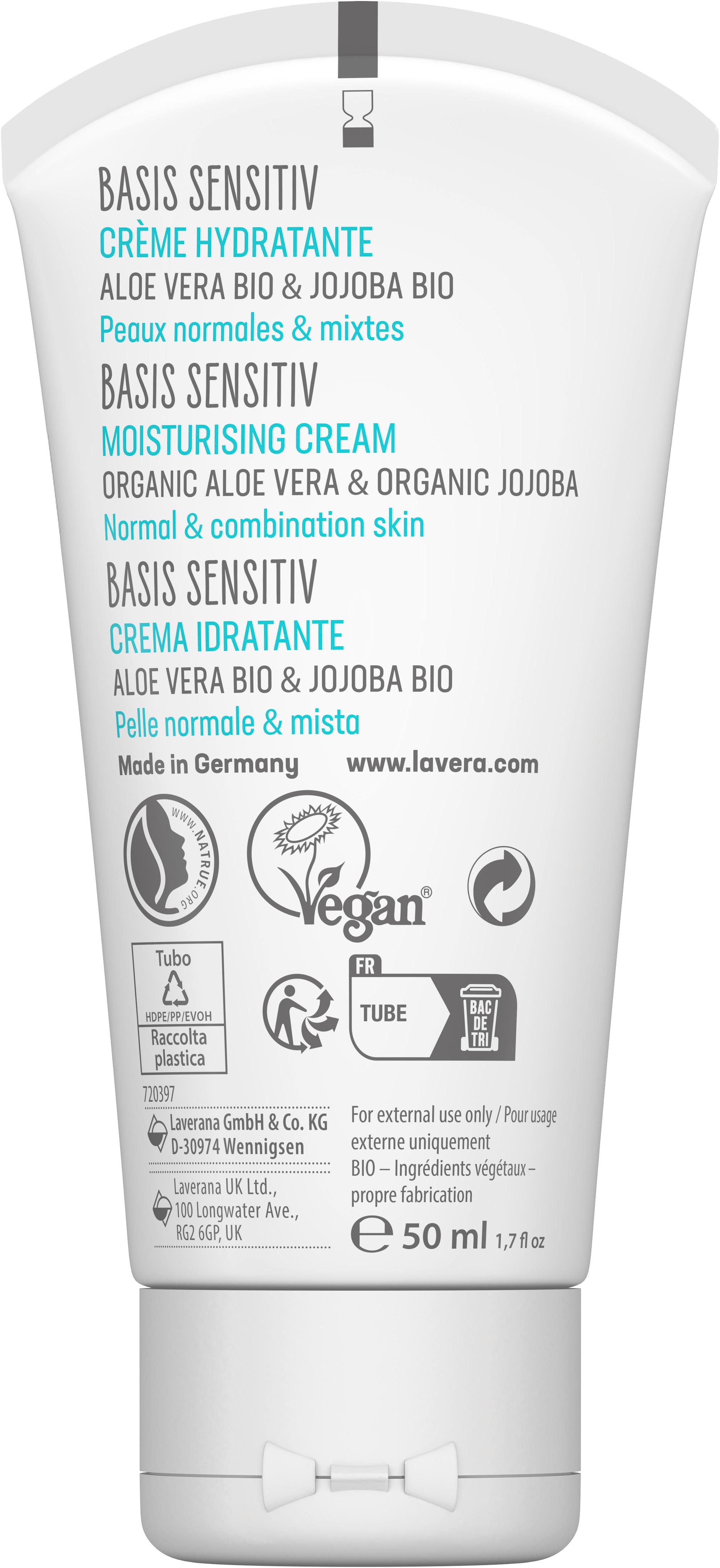 Produktbild lavera BASIS SENSITIV Feuchtigkeitscreme 2 von 8