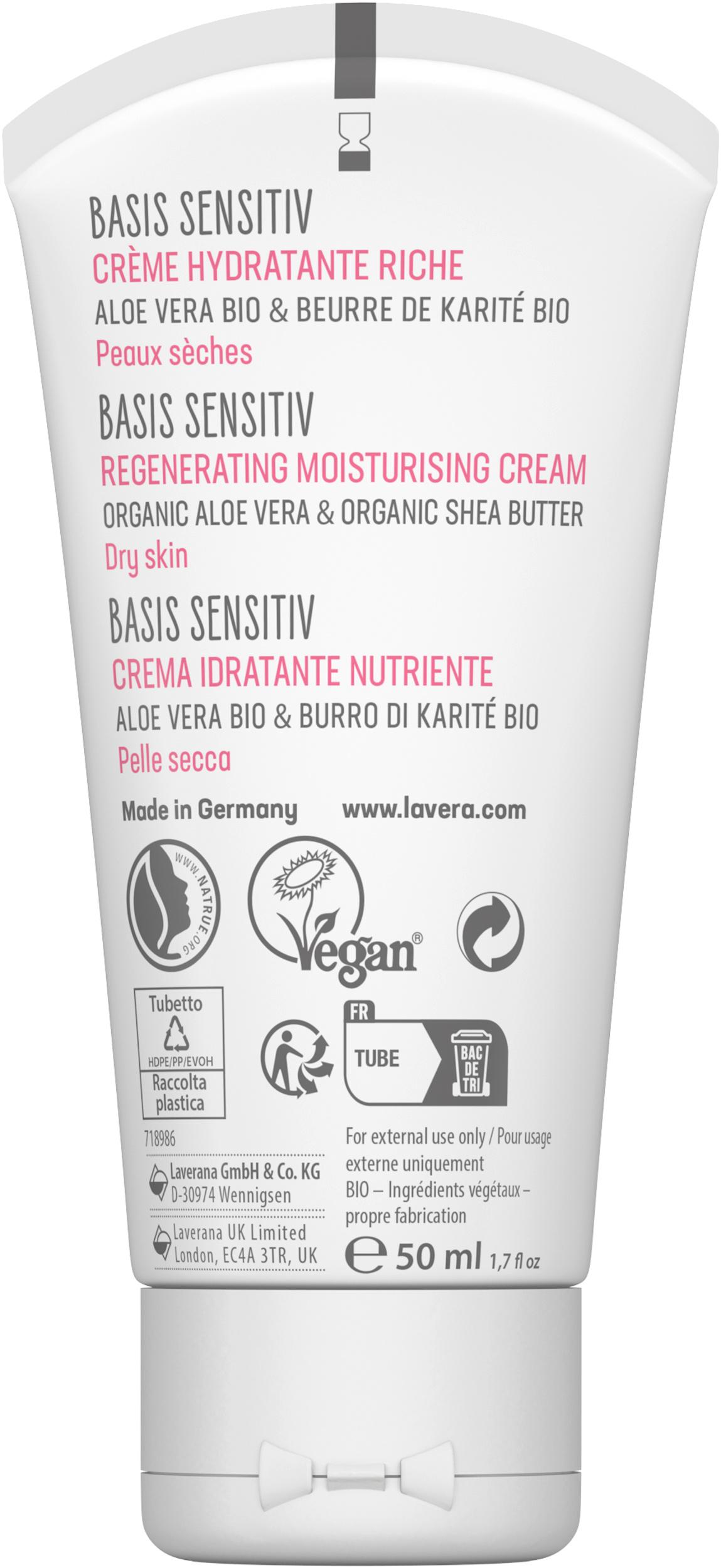 Produktbild lavera BASIS SENSITIV Reichhaltige Feuchtigkeitscreme 4 von 4