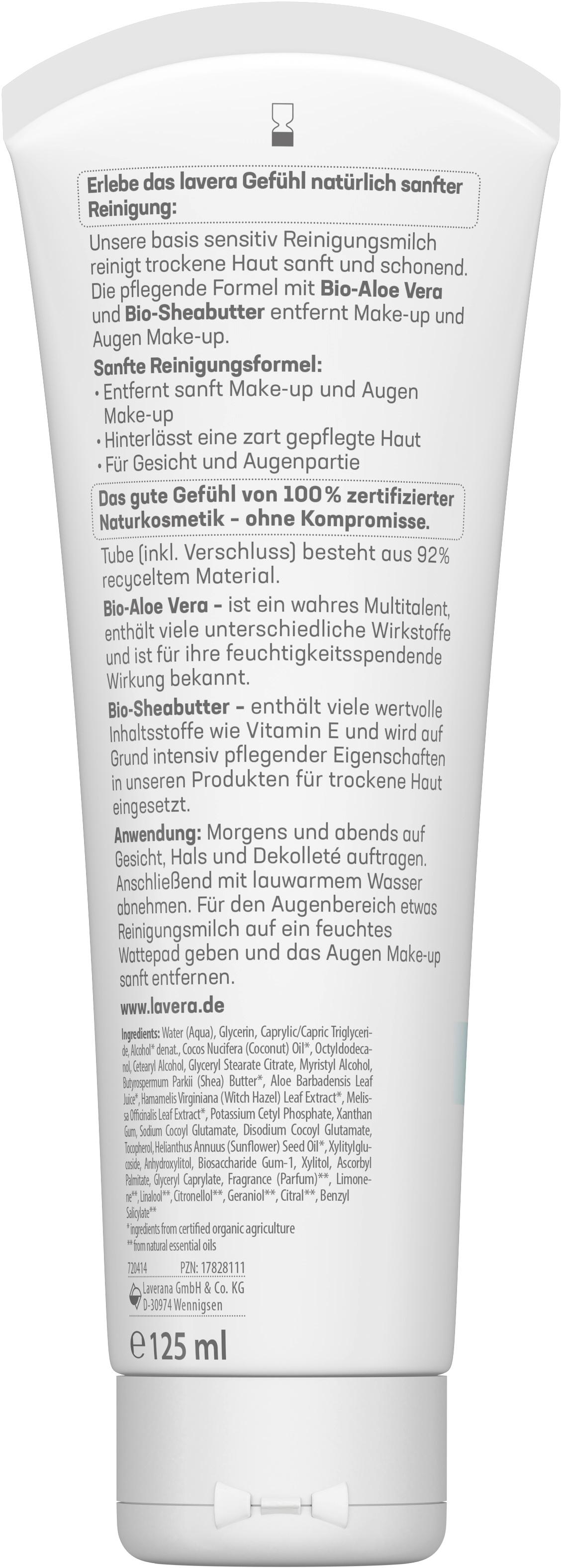Produktbild lavera BASIS SENSITIV Reinigungsmilch 2 von 3