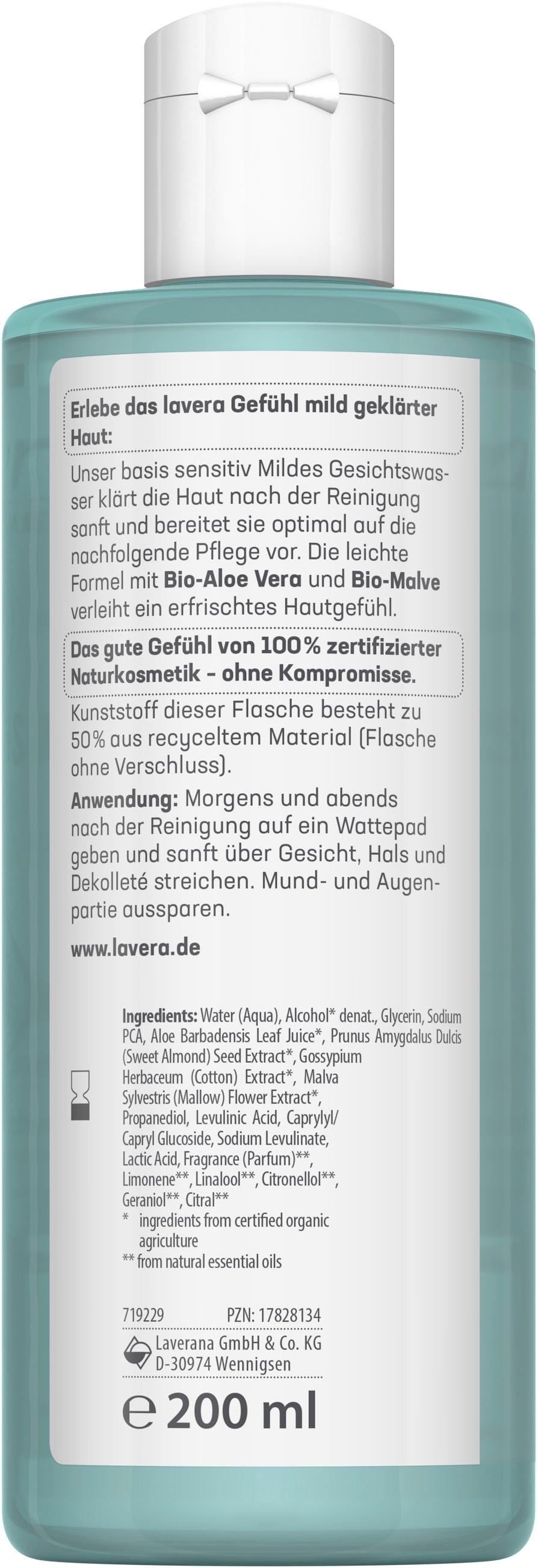 Produktbild lavera BASIS SENSITIV Mildes Gesichtswasser 2 von 2