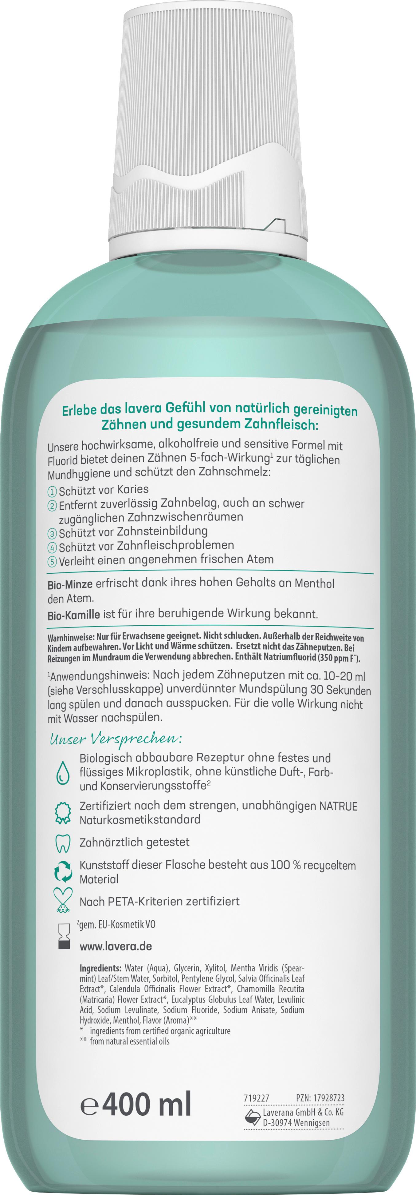 Produktbild lavera Mundspülung Sensitive&Repair 2 von 2