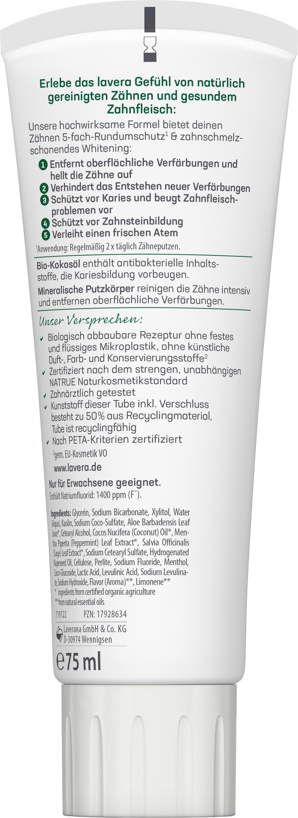 Produktbild lavera Zahncreme Sensitive Whitening 2 von 7