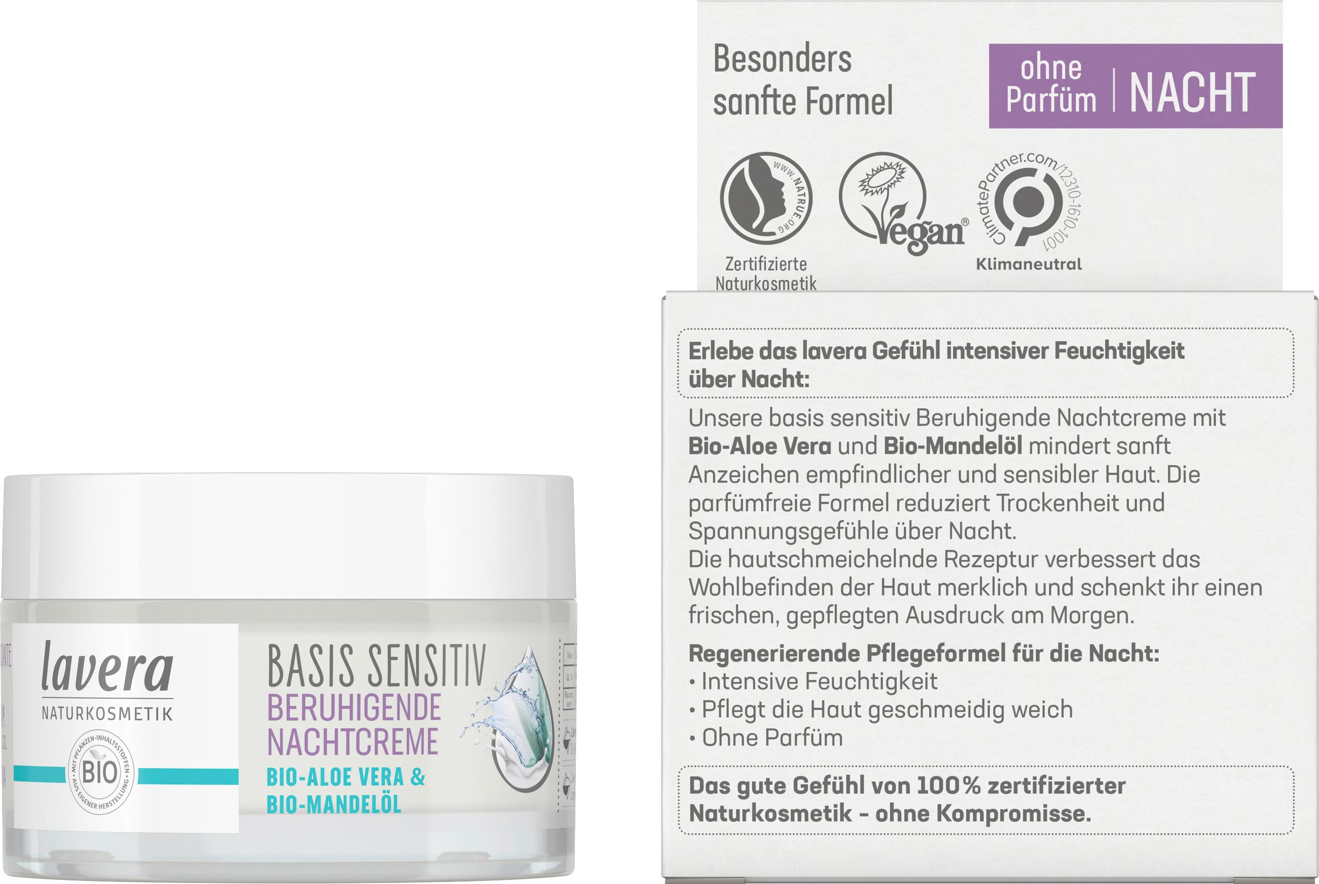 Produktbild lavera BASIS SENSITIV Beruhigende Nachtcreme 2 von 5