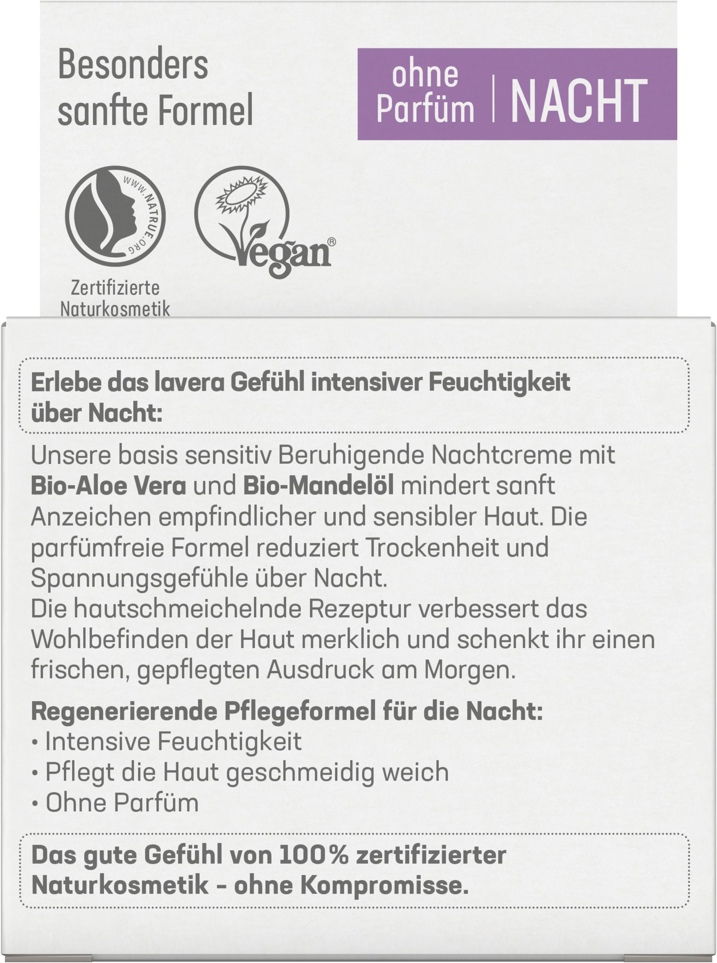 Produktbild lavera BASIS SENSITIV Beruhigende Nachtcreme 3 von 5