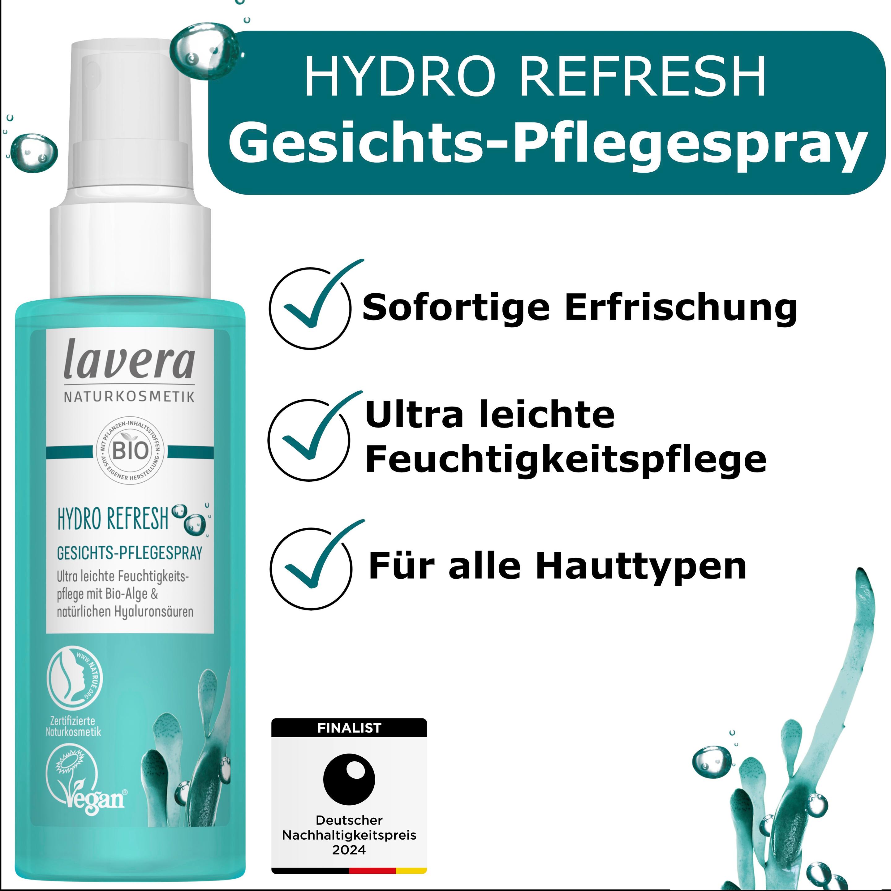 Produktbild lavera HYDRO REFRESH Gesichtspflegespray 3 von 9