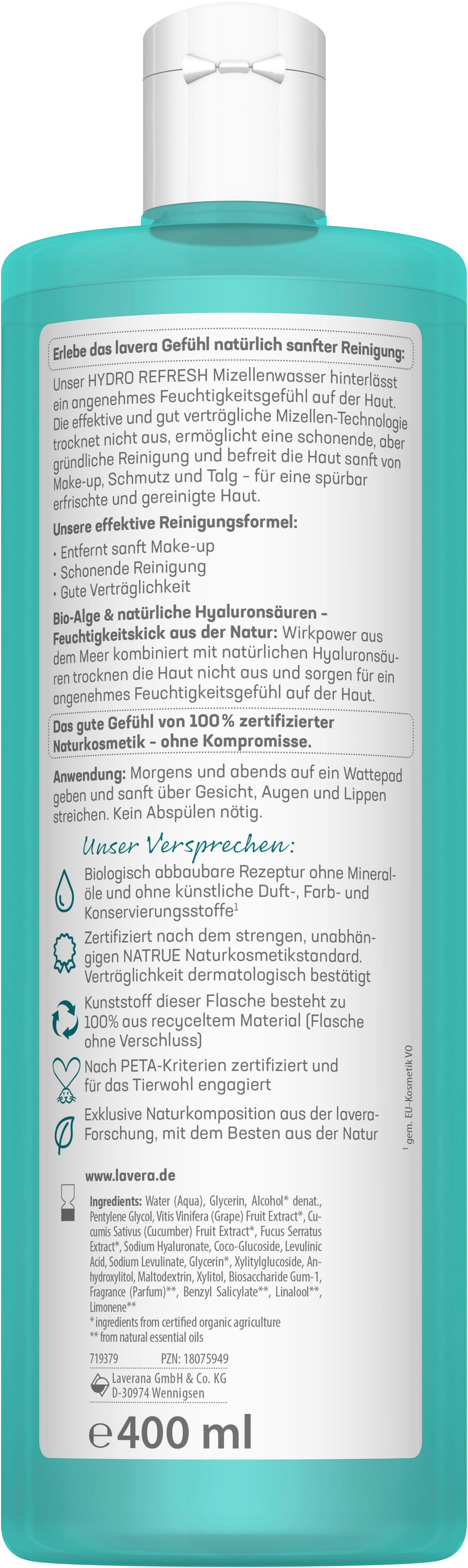 Produktbild lavera HYDRO REFRESH Mizellenwasser 2 von 8
