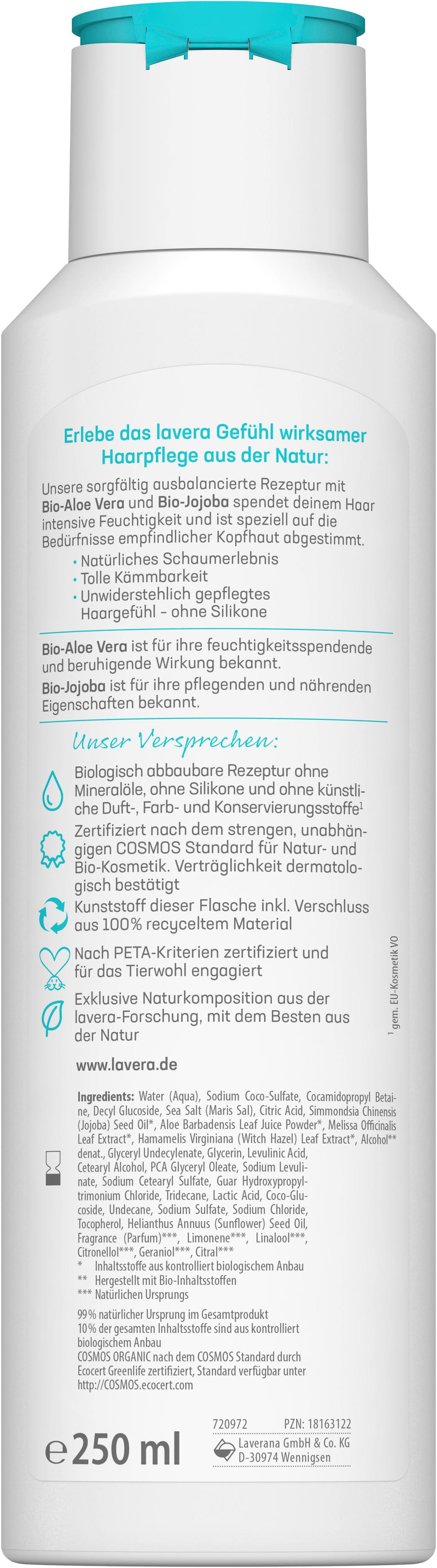 Produktbild lavera Basis Sensitive Pflegeshampoo 2 von 8