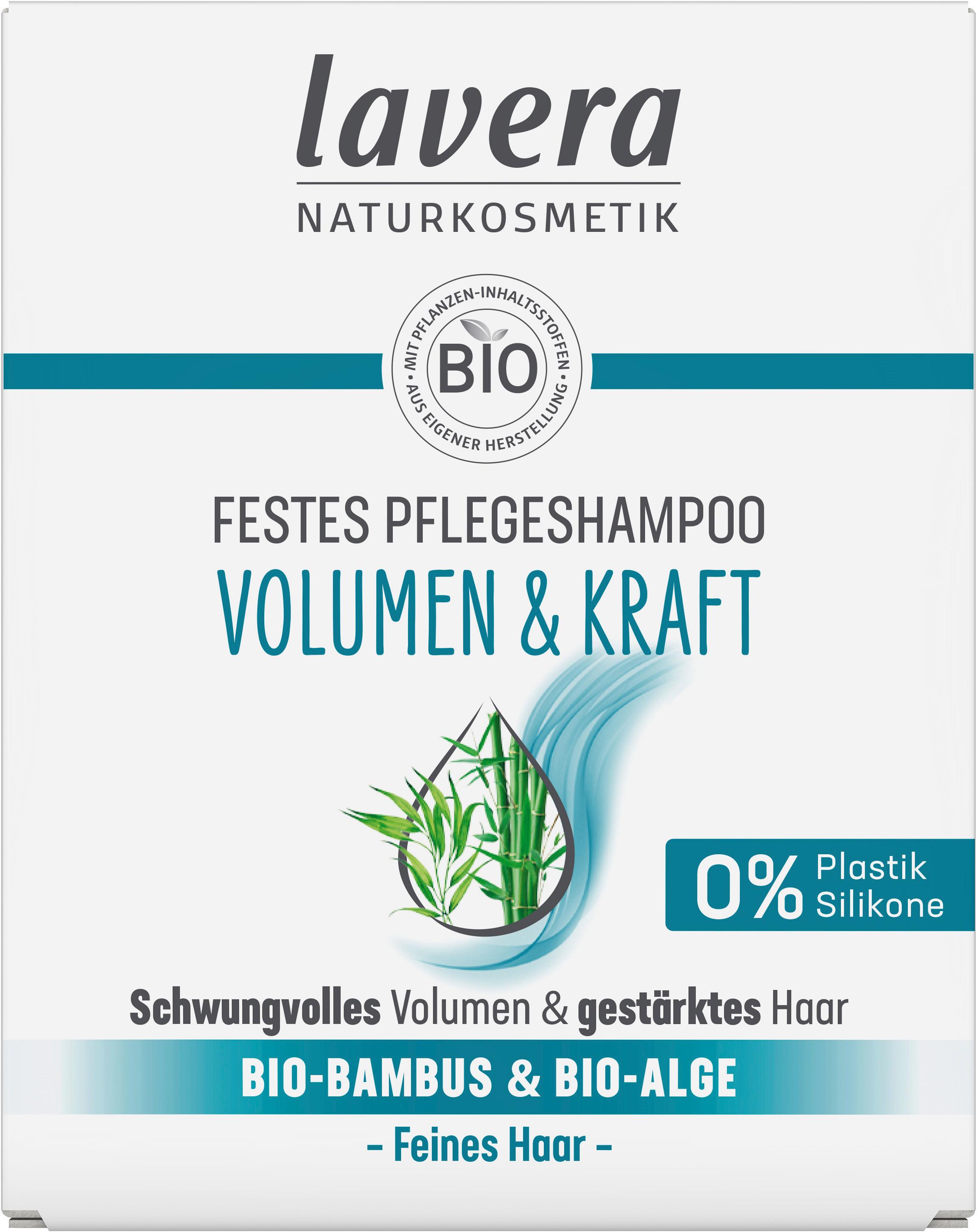 lavera Volumen&Kraft festes Pflegeshampoo