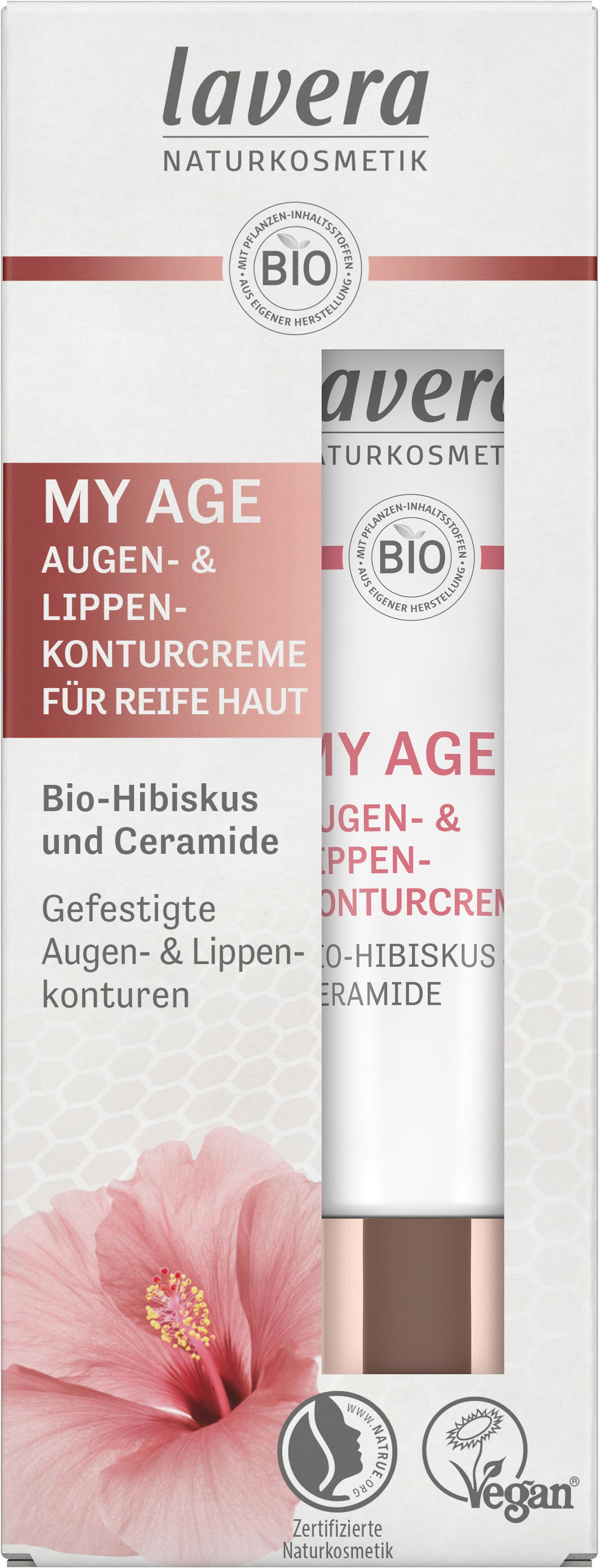lavera MY AGE Augen- und Lippenkonturencreme