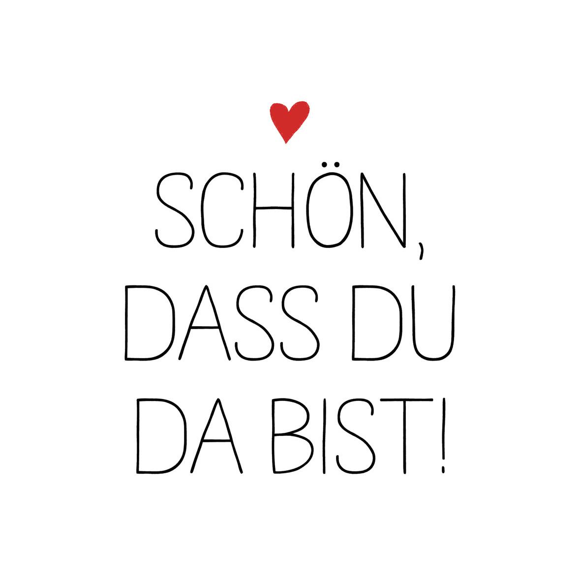 ppd Servietten Du bist da 33x33cm