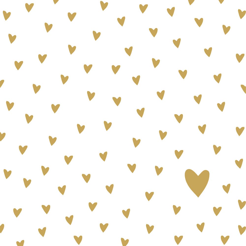 ppd Serviette Little Hearts 33x33cm