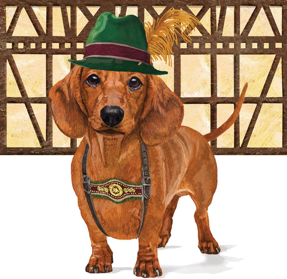 Bella Casa  Serviette Schnitzel 33x33cm