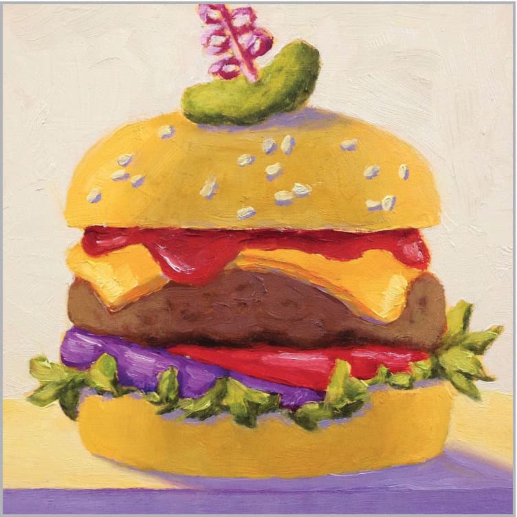 ppd Serviette RJG's Cheeseburger 25x25cm