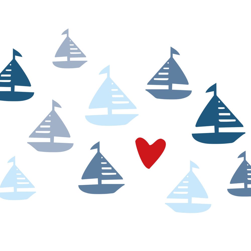 ppd Serviette Seaside Sailing 33x33cm