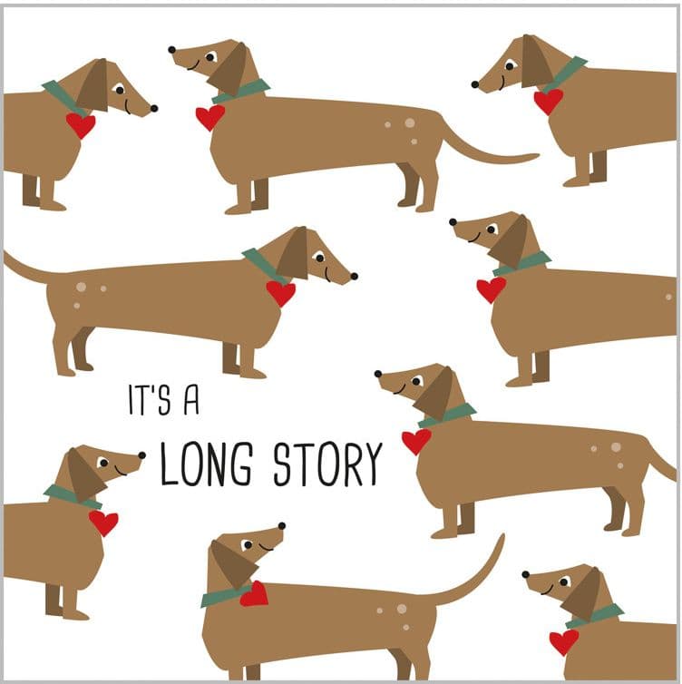 ppd Serviette It's a Long Story 25x25cm