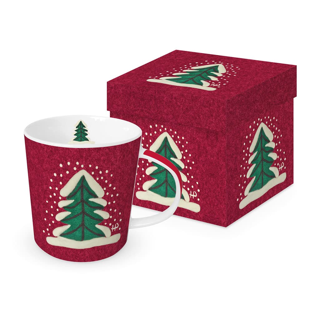 ppd Tanne im Schnee Trend Becher Geschenkpackung